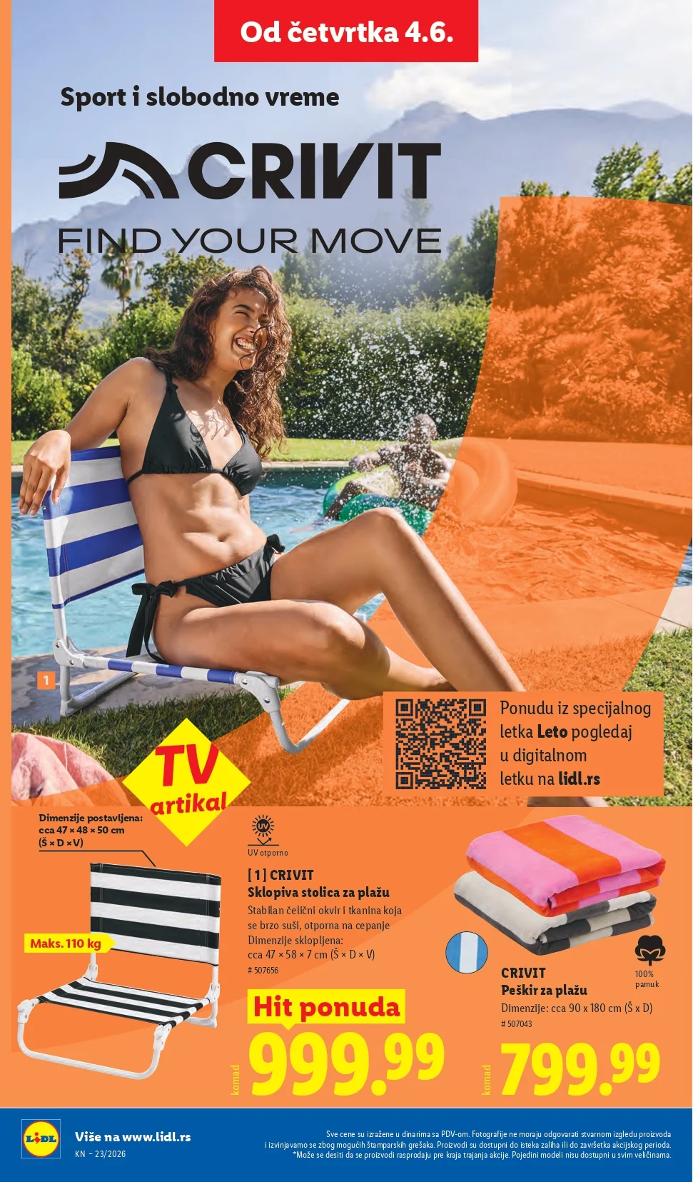Lidl katalog PREHRANA/NEPREHRANA 4-10.6.2026.