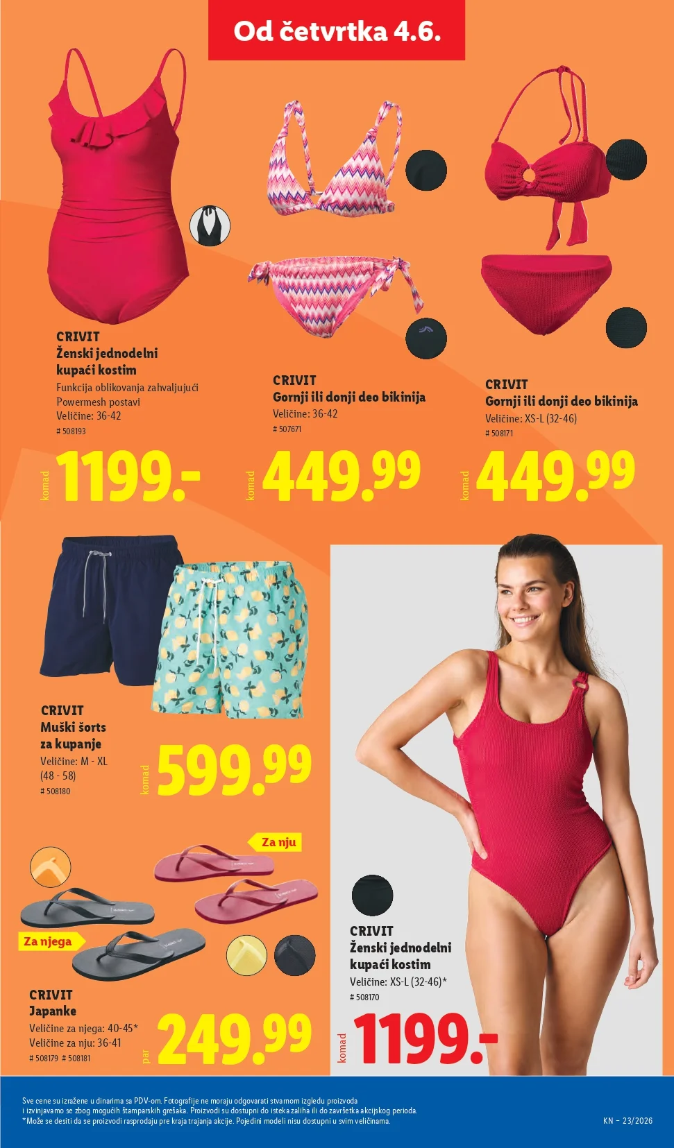 Lidl katalog PREHRANA/NEPREHRANA 4-10.6.2026.