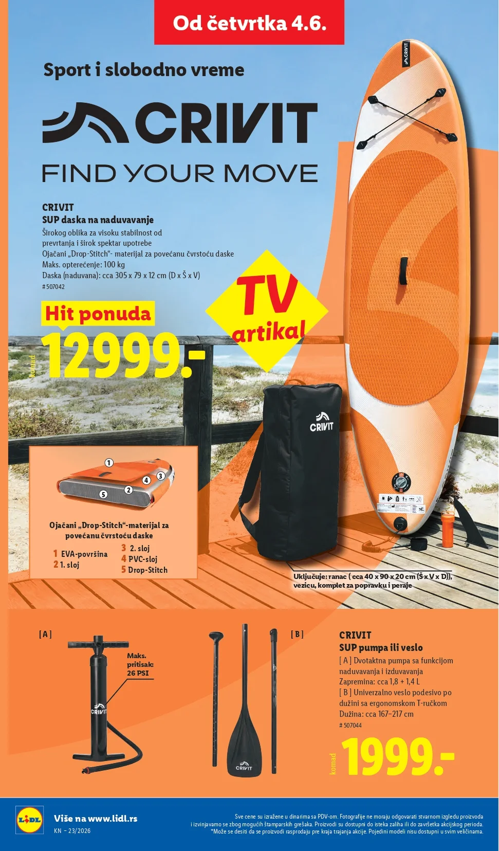Lidl katalog PREHRANA/NEPREHRANA 4-10.6.2026.