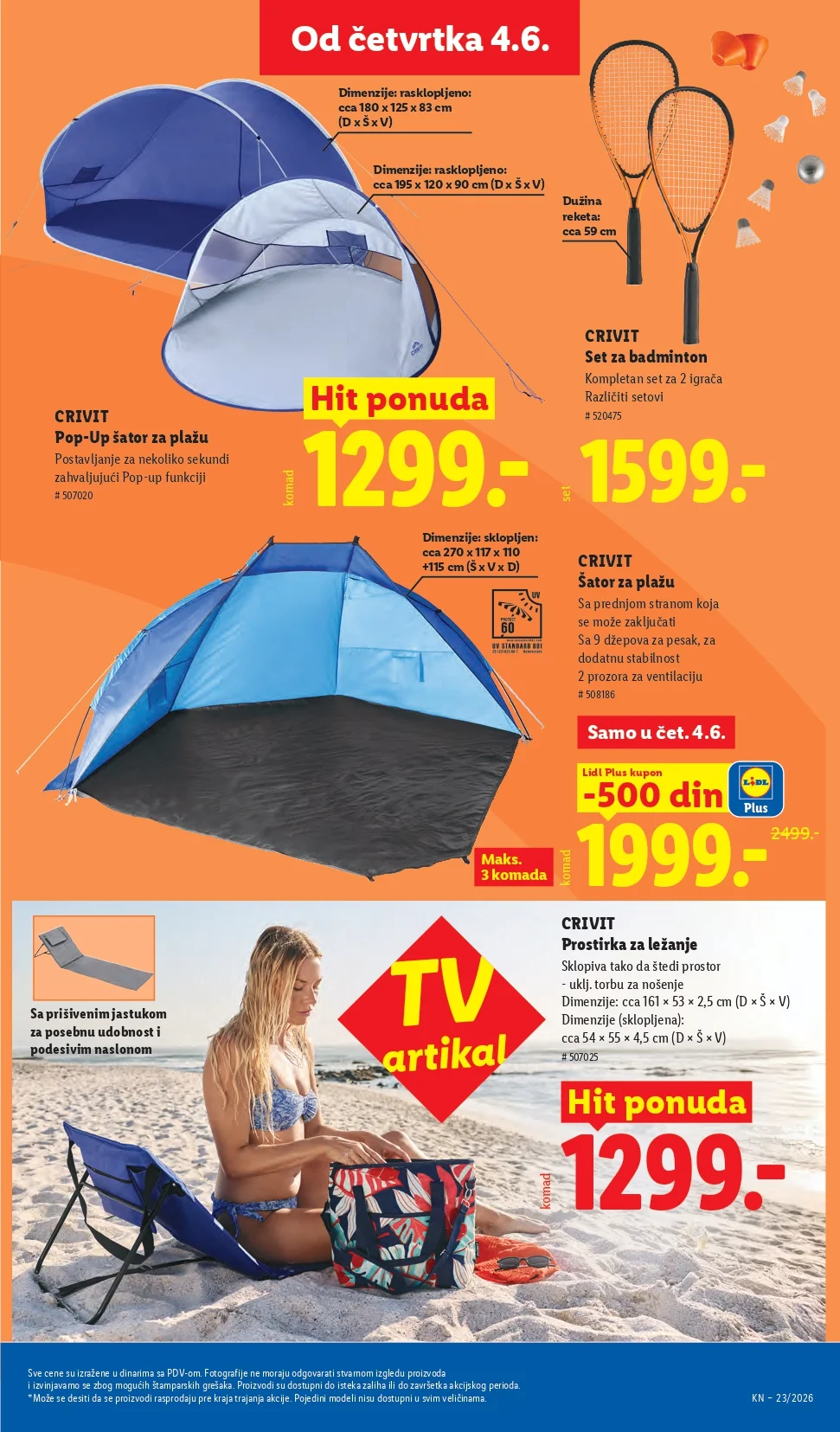 Lidl katalog PREHRANA/NEPREHRANA 4-10.6.2026.