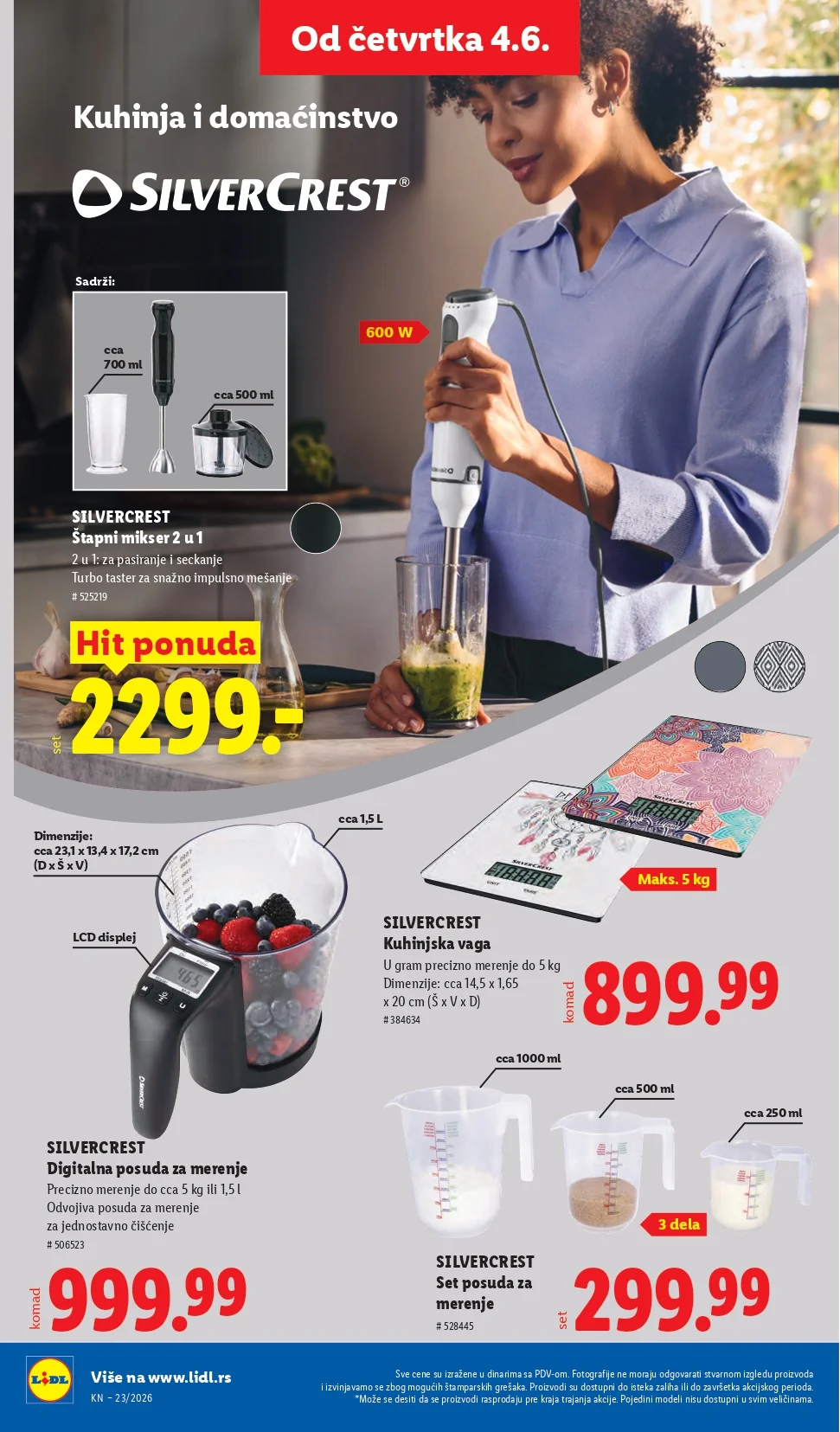 Lidl katalog PREHRANA/NEPREHRANA 4-10.6.2026.