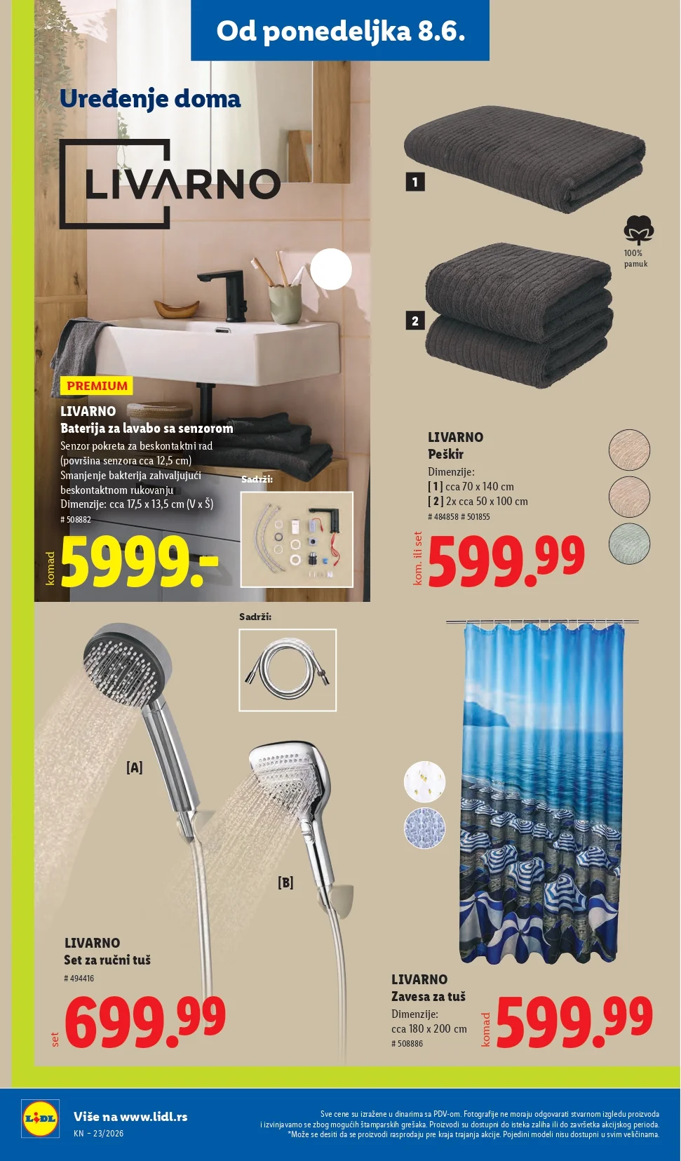 Lidl katalog PREHRANA/NEPREHRANA 4-10.6.2026.