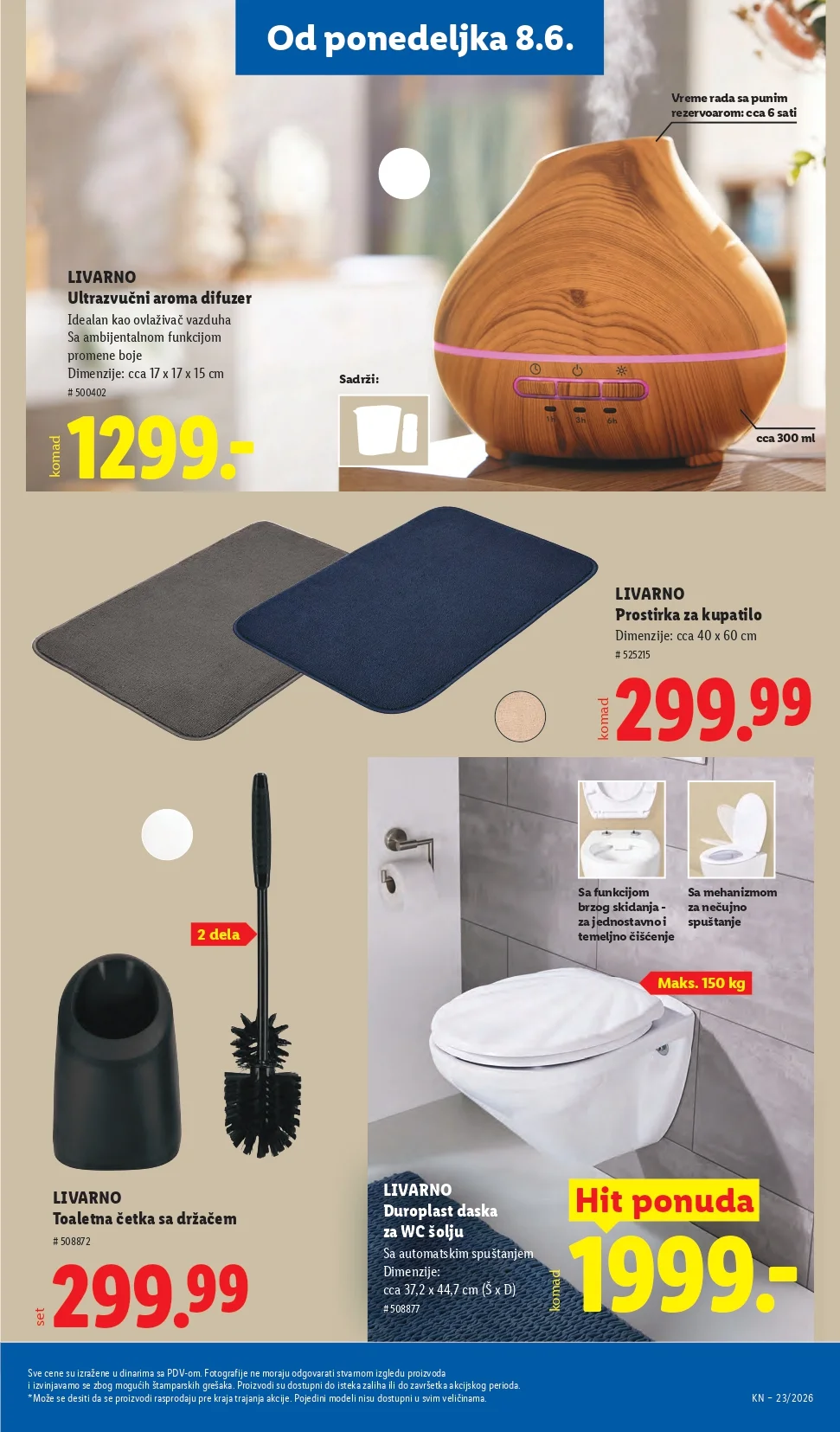 Lidl katalog PREHRANA/NEPREHRANA 4-10.6.2026.