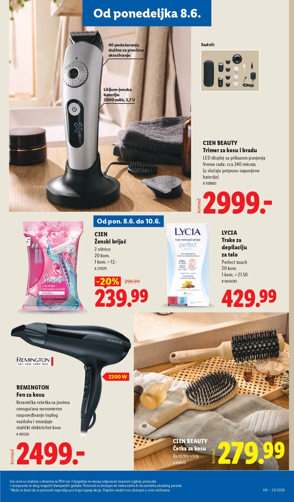 Lidl katalog PREHRANA/NEPREHRANA 4-10.6.2026.