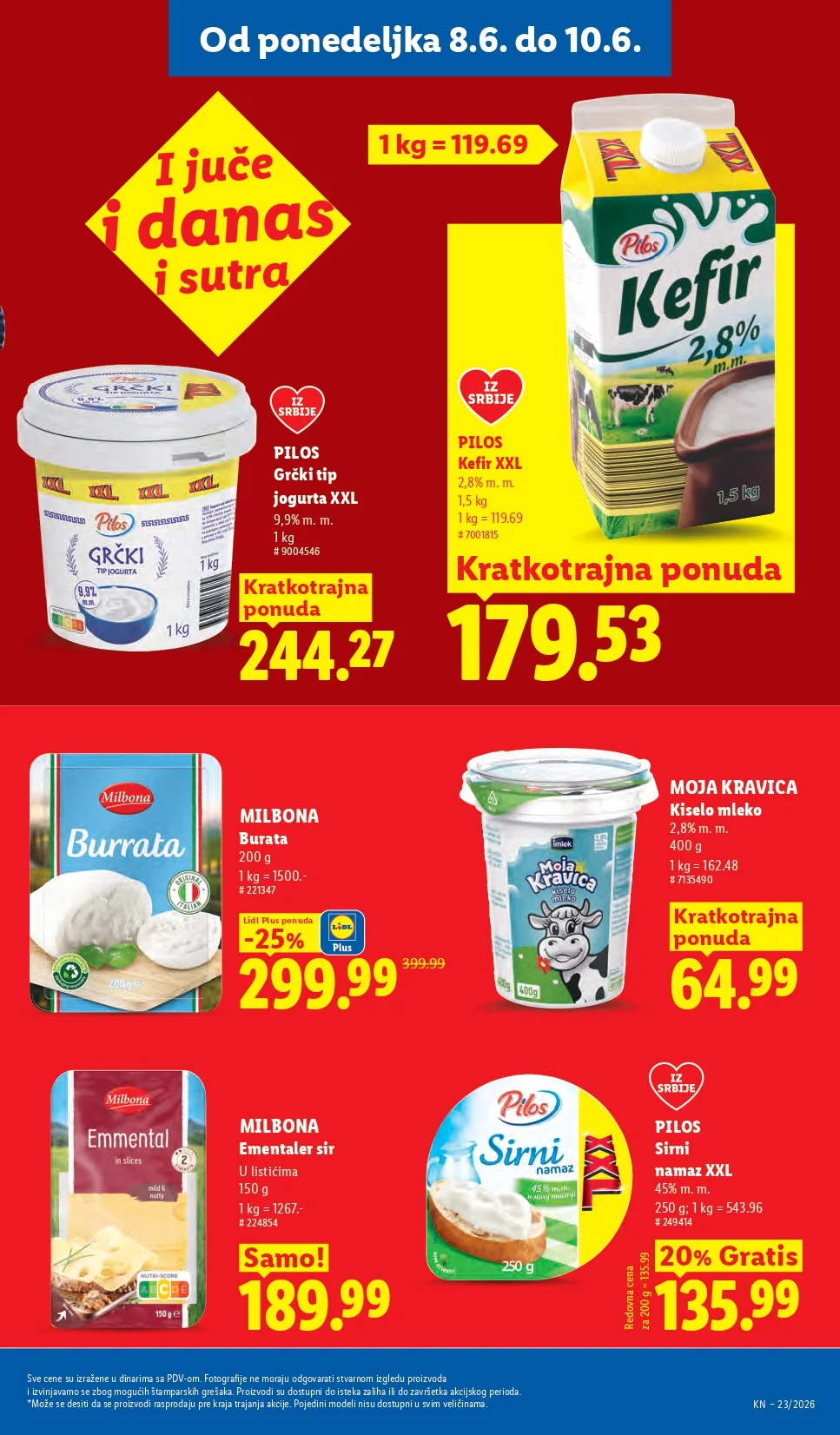 Lidl katalog PREHRANA/NEPREHRANA 4-10.6.2026.