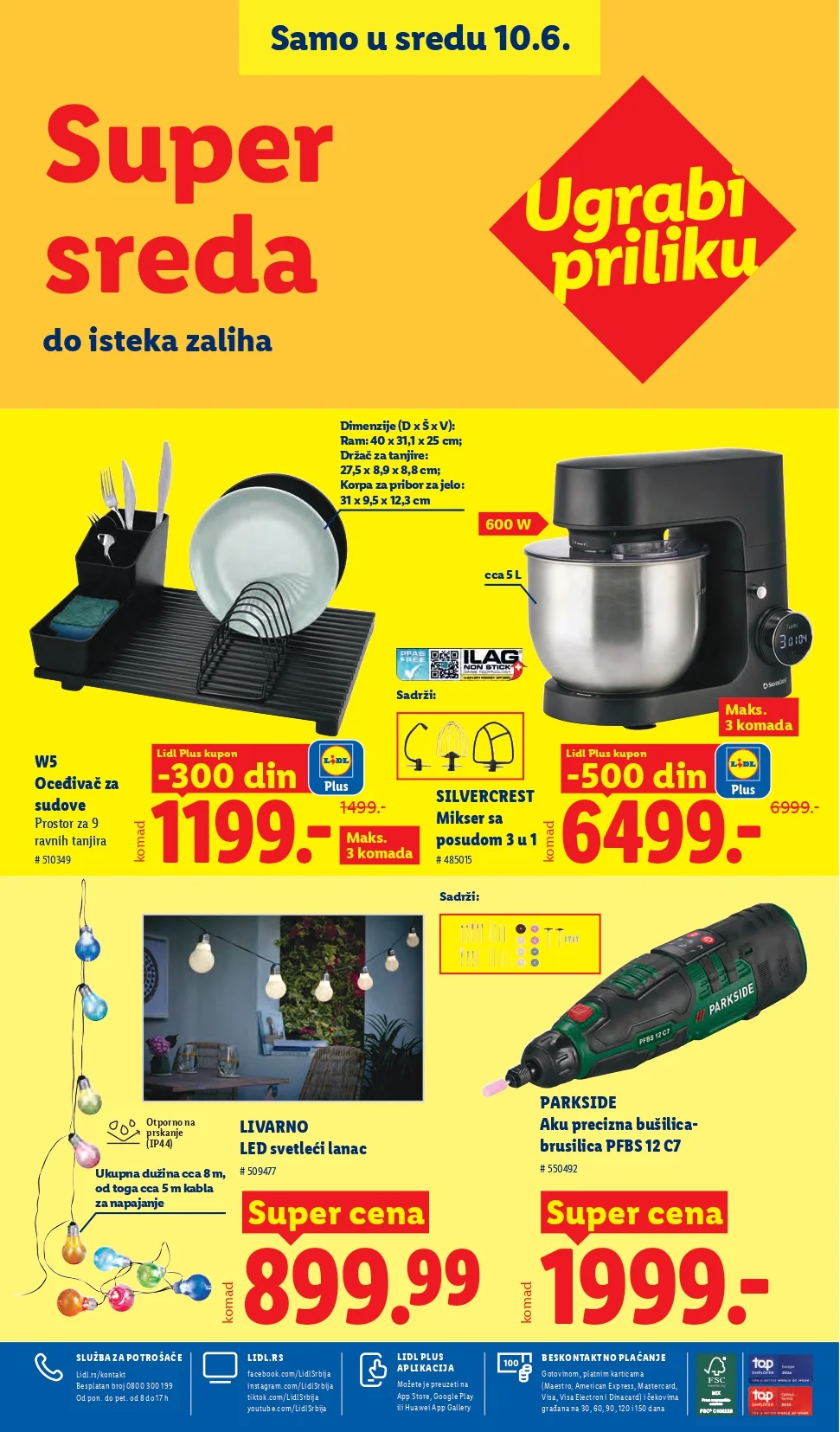 Lidl katalog PREHRANA/NEPREHRANA 4-10.6.2026.
