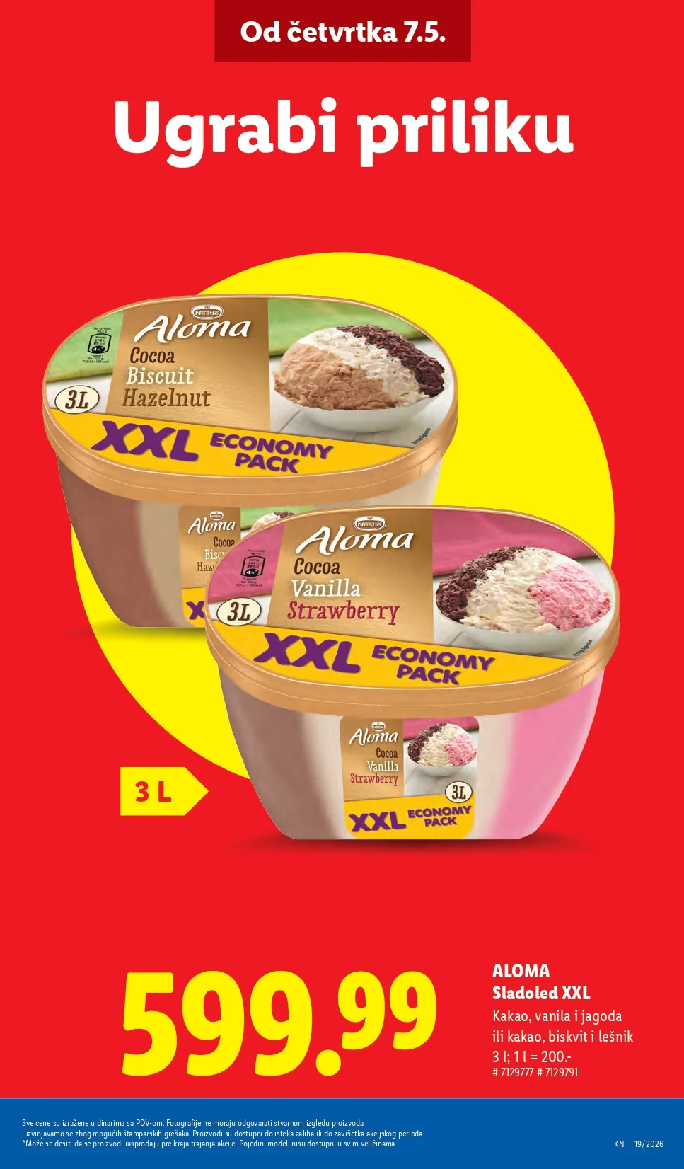 Lidl katalog PREHRANA/NEPREHRANA 7-13.5.2026.