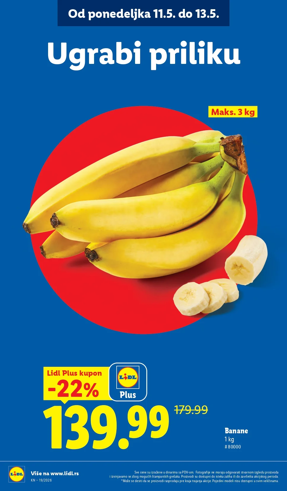 Lidl katalog PREHRANA/NEPREHRANA 7-13.5.2026.