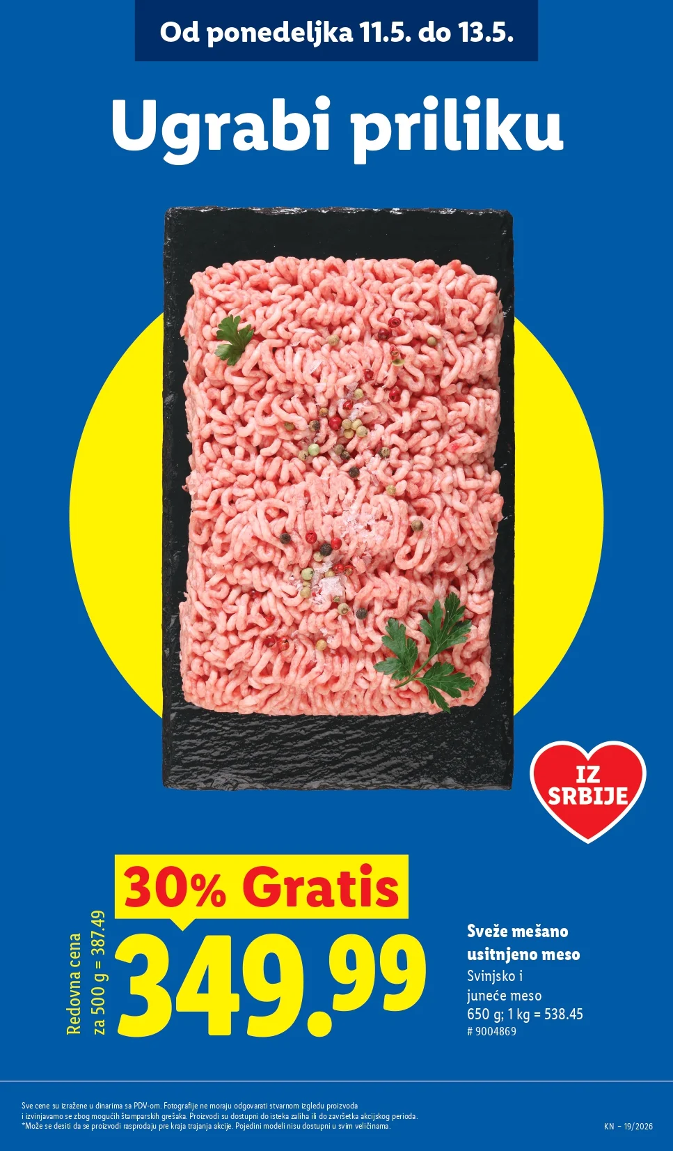 Lidl katalog PREHRANA/NEPREHRANA 7-13.5.2026.