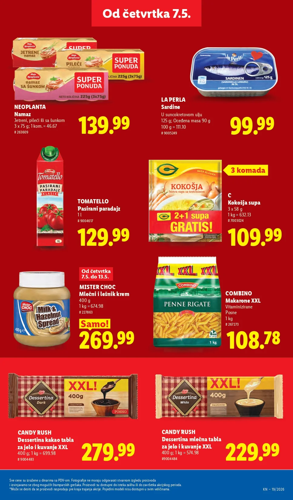 Lidl katalog PREHRANA/NEPREHRANA 7-13.5.2026.