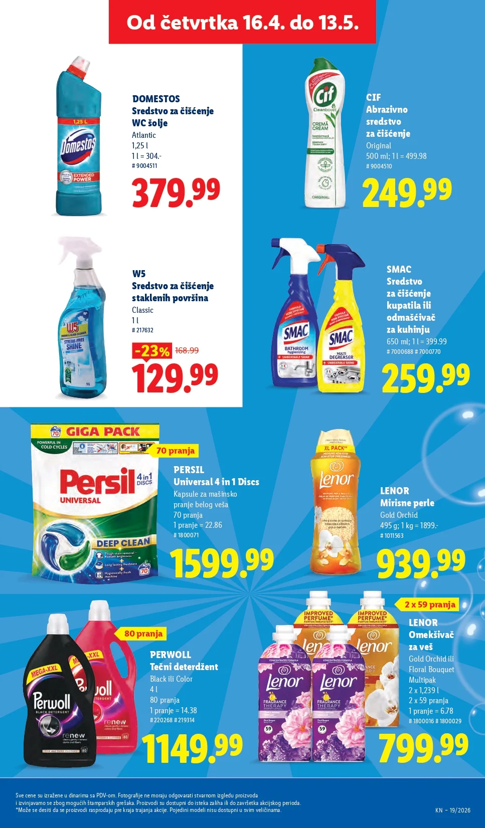 Lidl katalog PREHRANA/NEPREHRANA 7-13.5.2026.