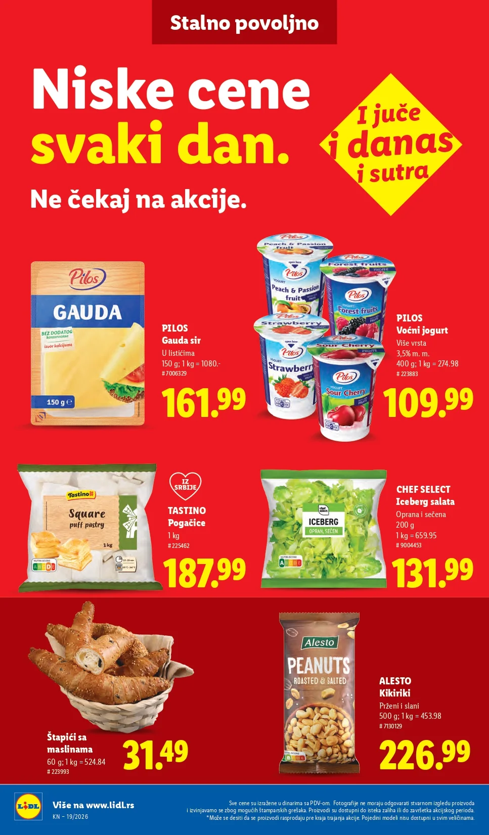 Lidl katalog PREHRANA/NEPREHRANA 7-13.5.2026.