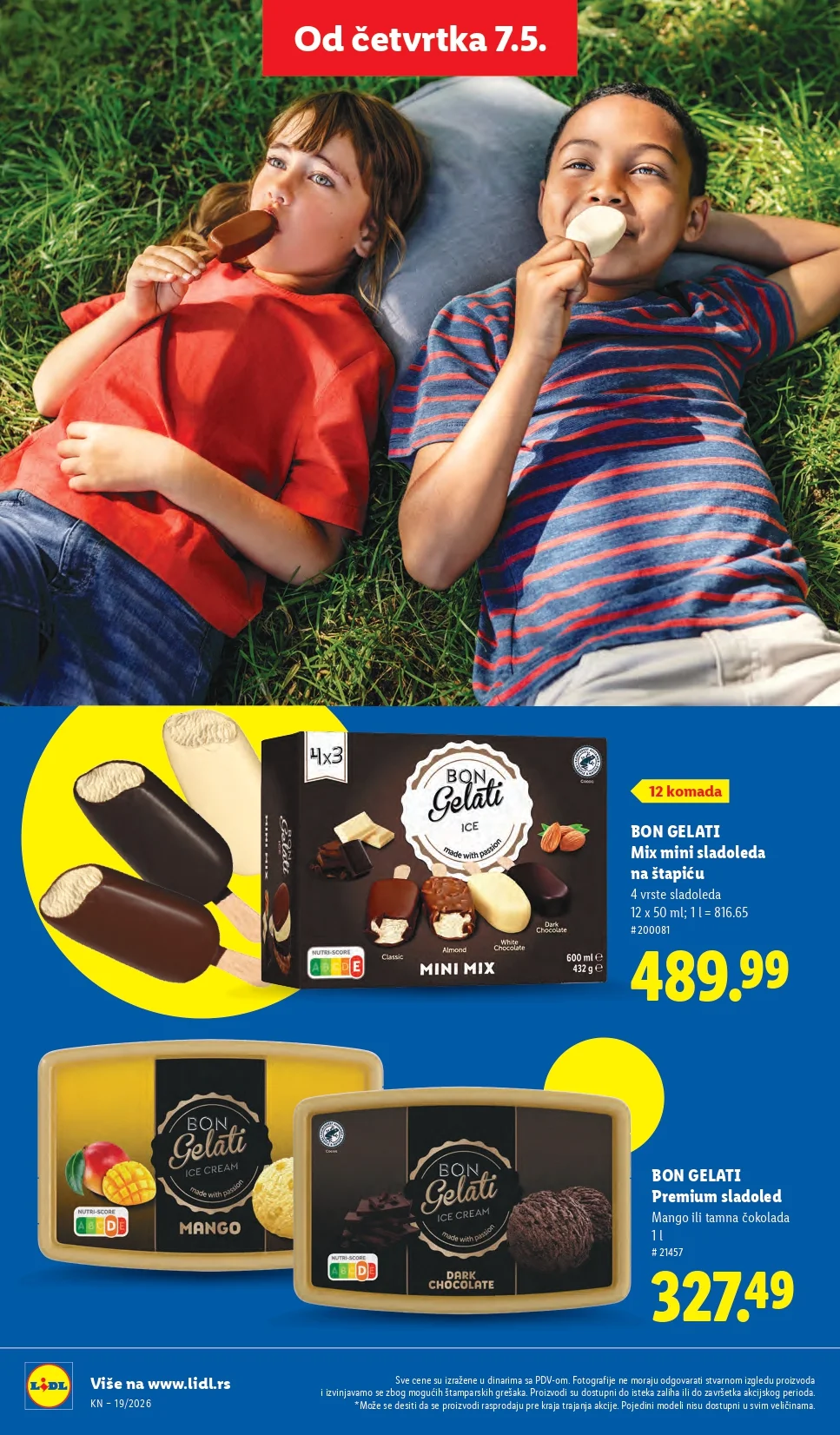 Lidl katalog PREHRANA/NEPREHRANA 7-13.5.2026.