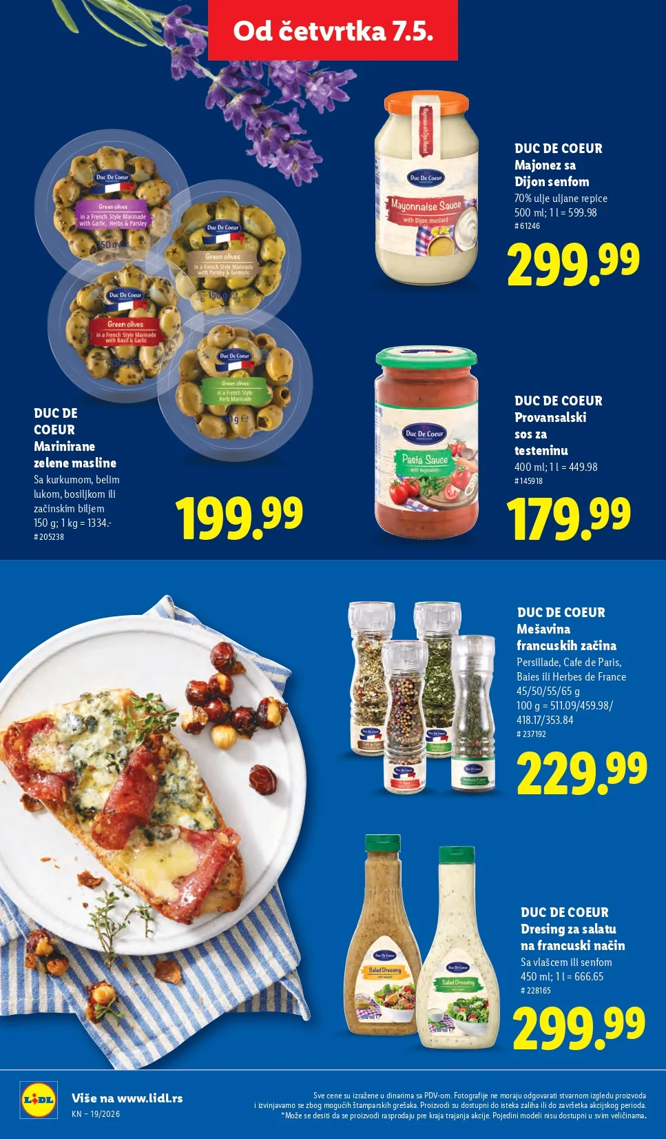 Lidl katalog PREHRANA/NEPREHRANA 7-13.5.2026.