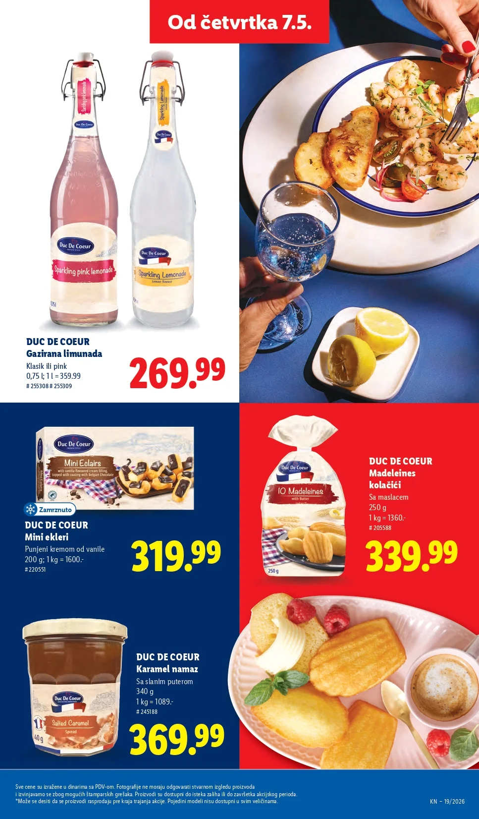 Lidl katalog PREHRANA/NEPREHRANA 7-13.5.2026.