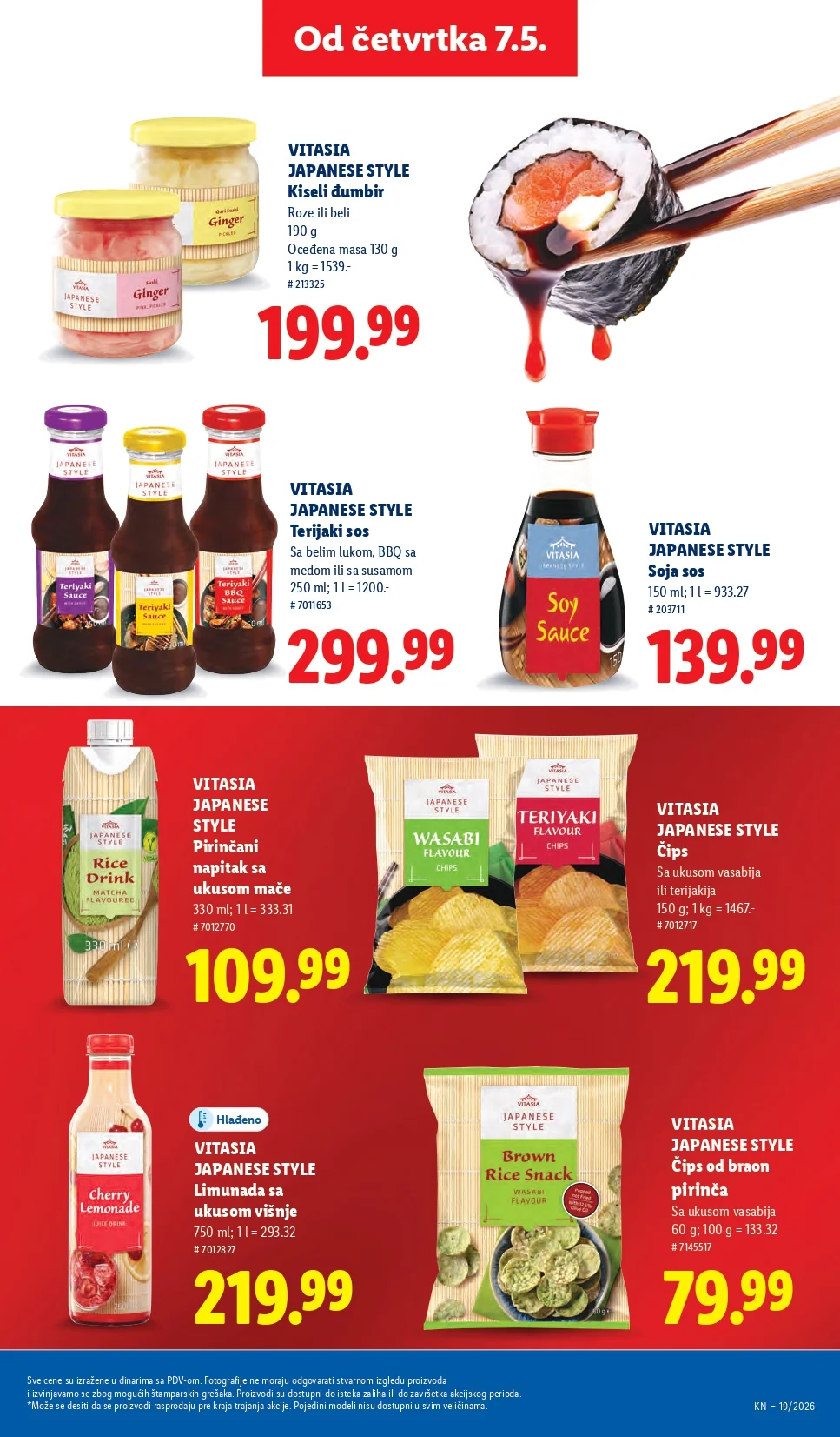 Lidl katalog PREHRANA/NEPREHRANA 7-13.5.2026.