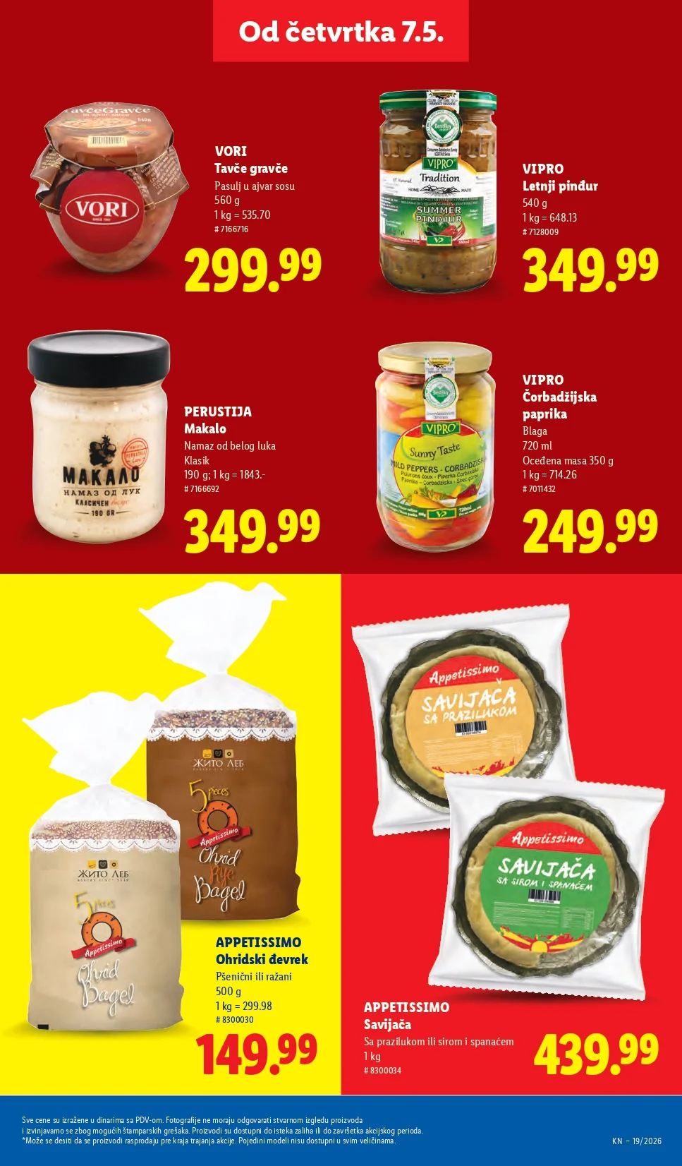 Lidl katalog PREHRANA/NEPREHRANA 7-13.5.2026.