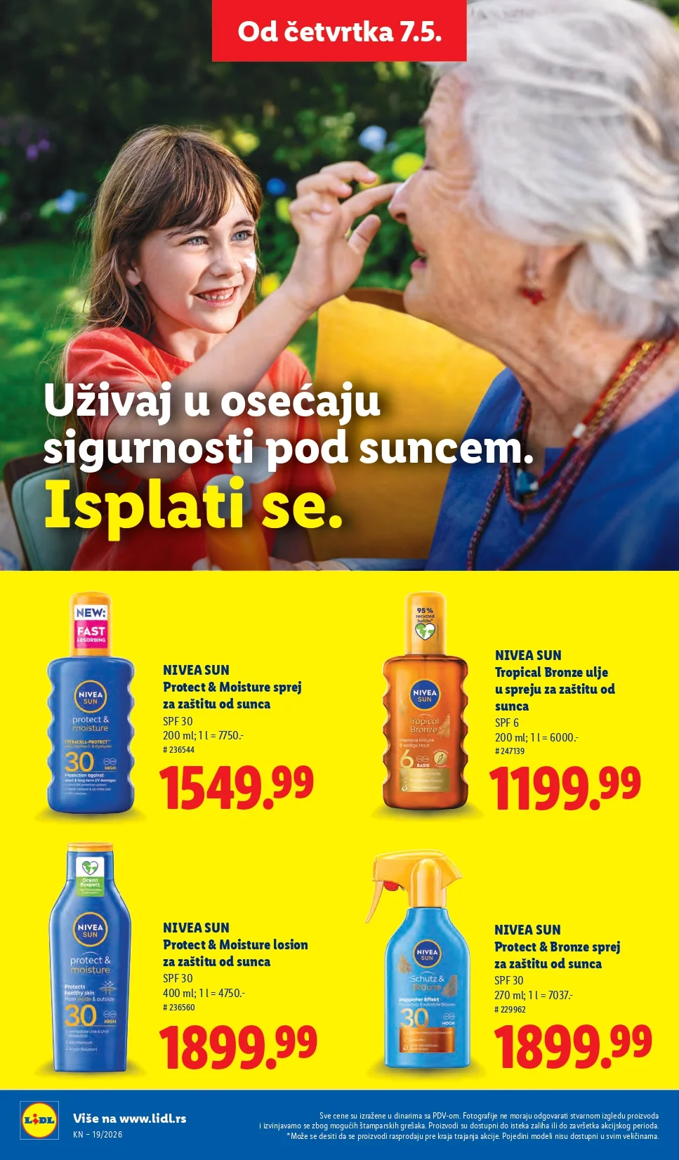 Lidl katalog PREHRANA/NEPREHRANA 7-13.5.2026.