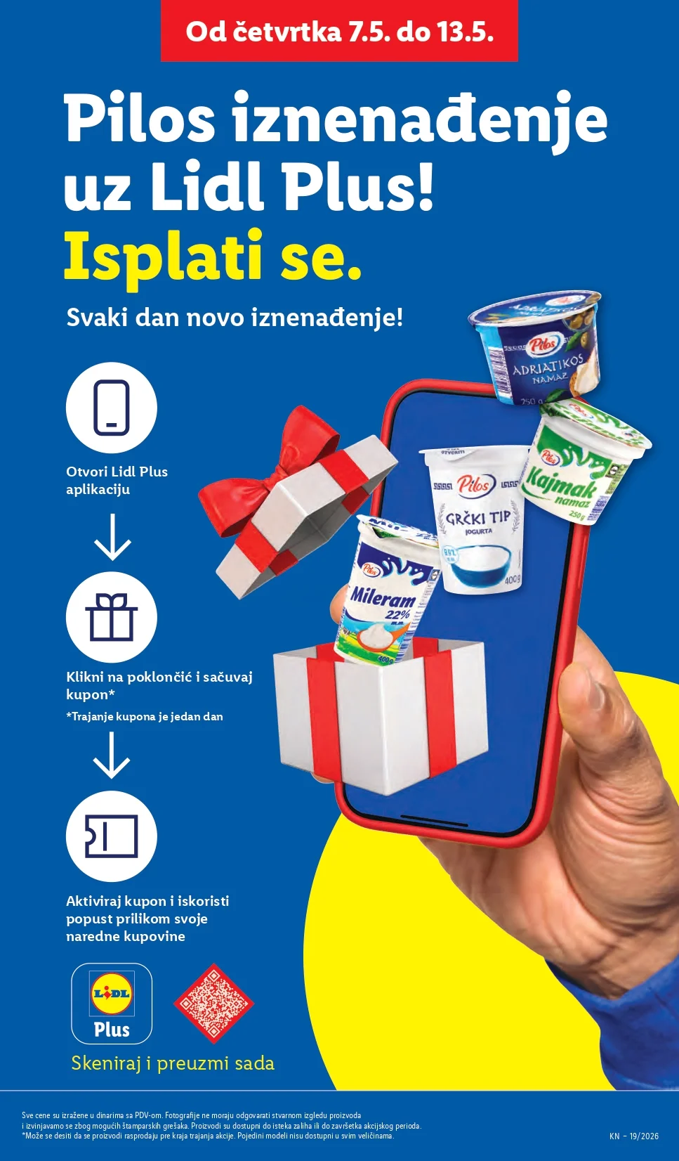 Lidl katalog PREHRANA/NEPREHRANA 7-13.5.2026.