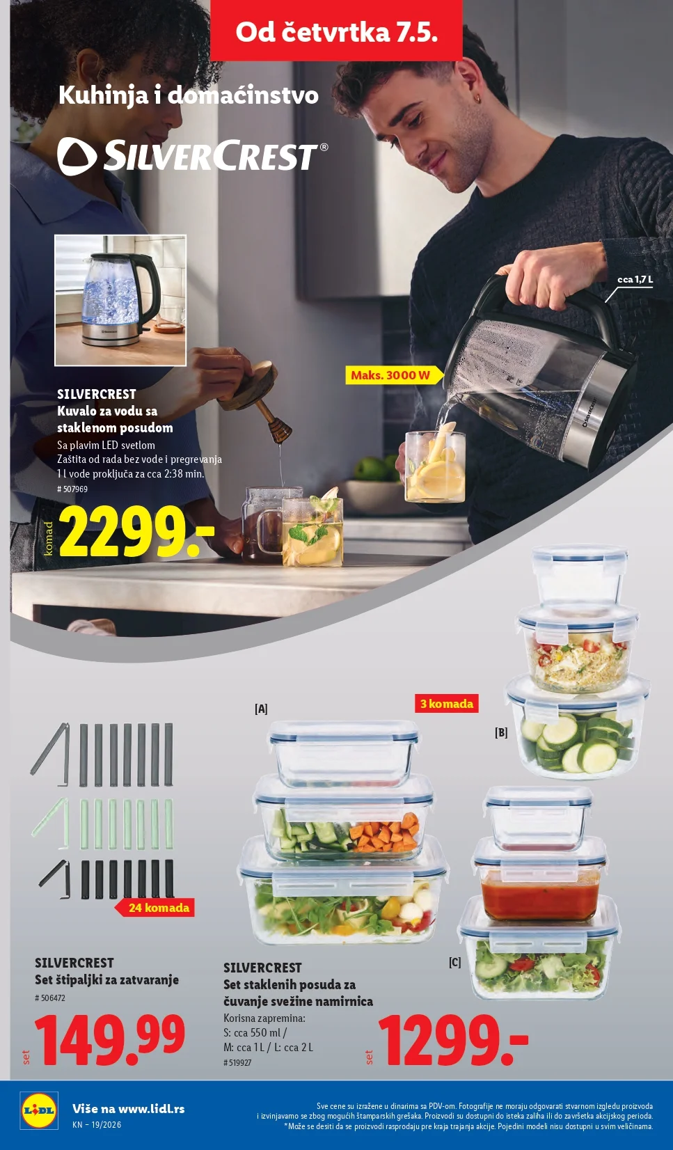 Lidl katalog PREHRANA/NEPREHRANA 7-13.5.2026.