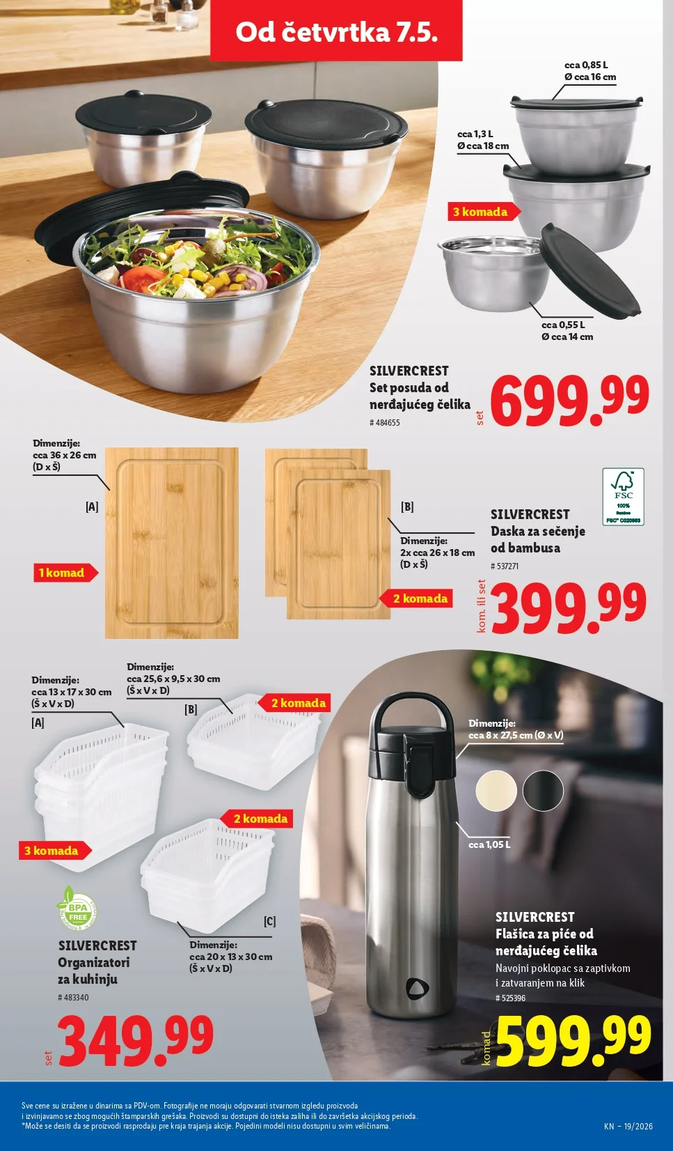 Lidl katalog PREHRANA/NEPREHRANA 7-13.5.2026.