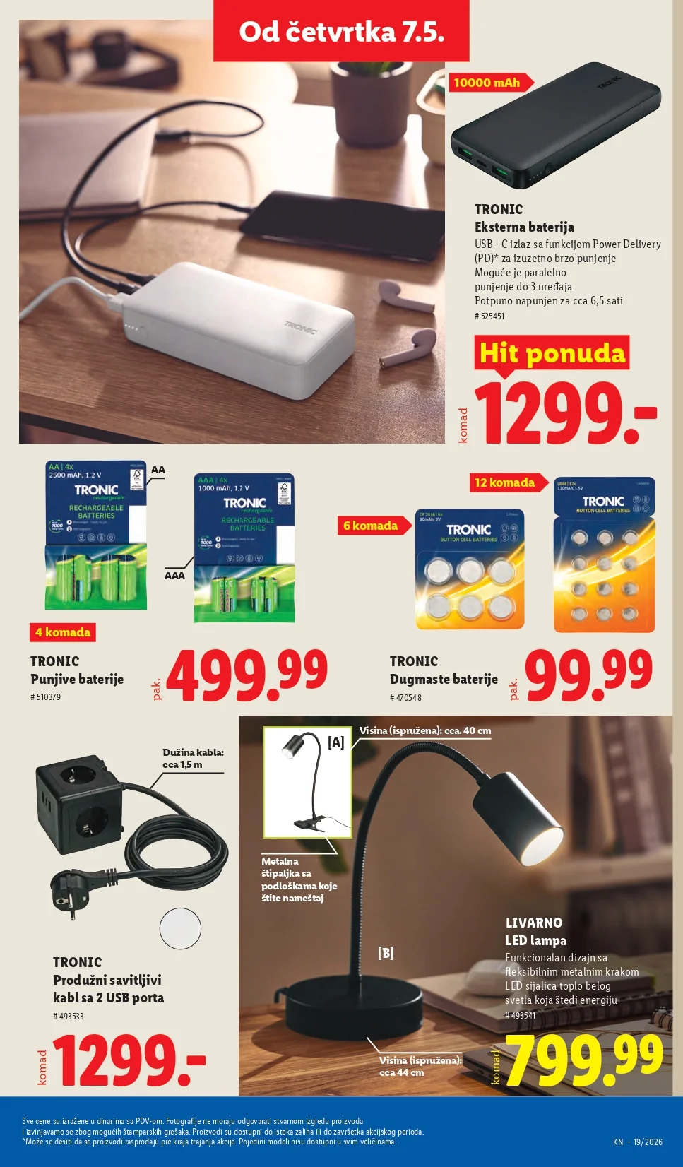 Lidl katalog PREHRANA/NEPREHRANA 7-13.5.2026.
