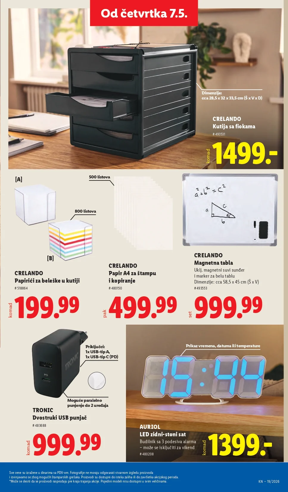 Lidl katalog PREHRANA/NEPREHRANA 7-13.5.2026.