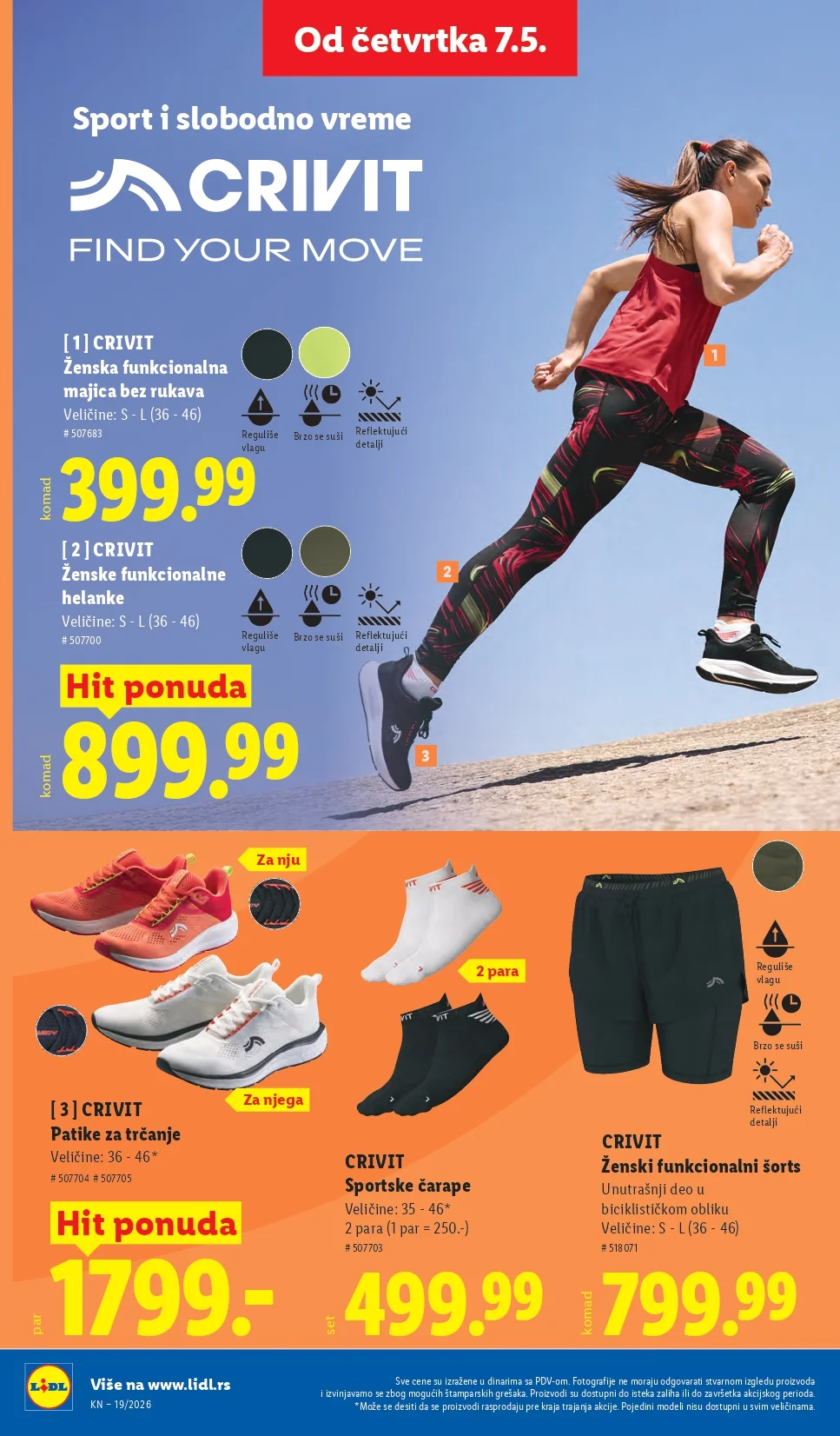 Lidl katalog PREHRANA/NEPREHRANA 7-13.5.2026.