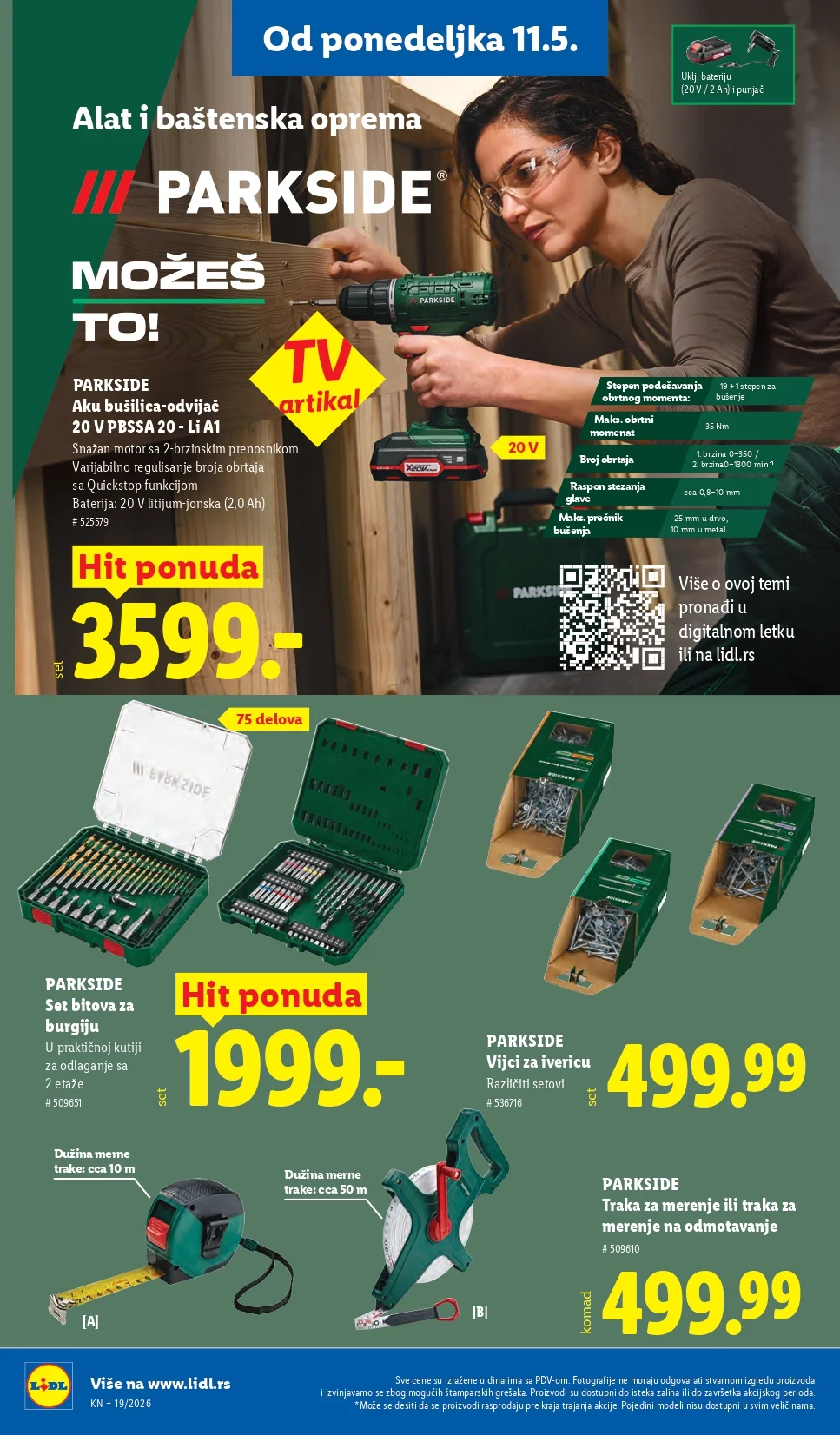 Lidl katalog PREHRANA/NEPREHRANA 7-13.5.2026.