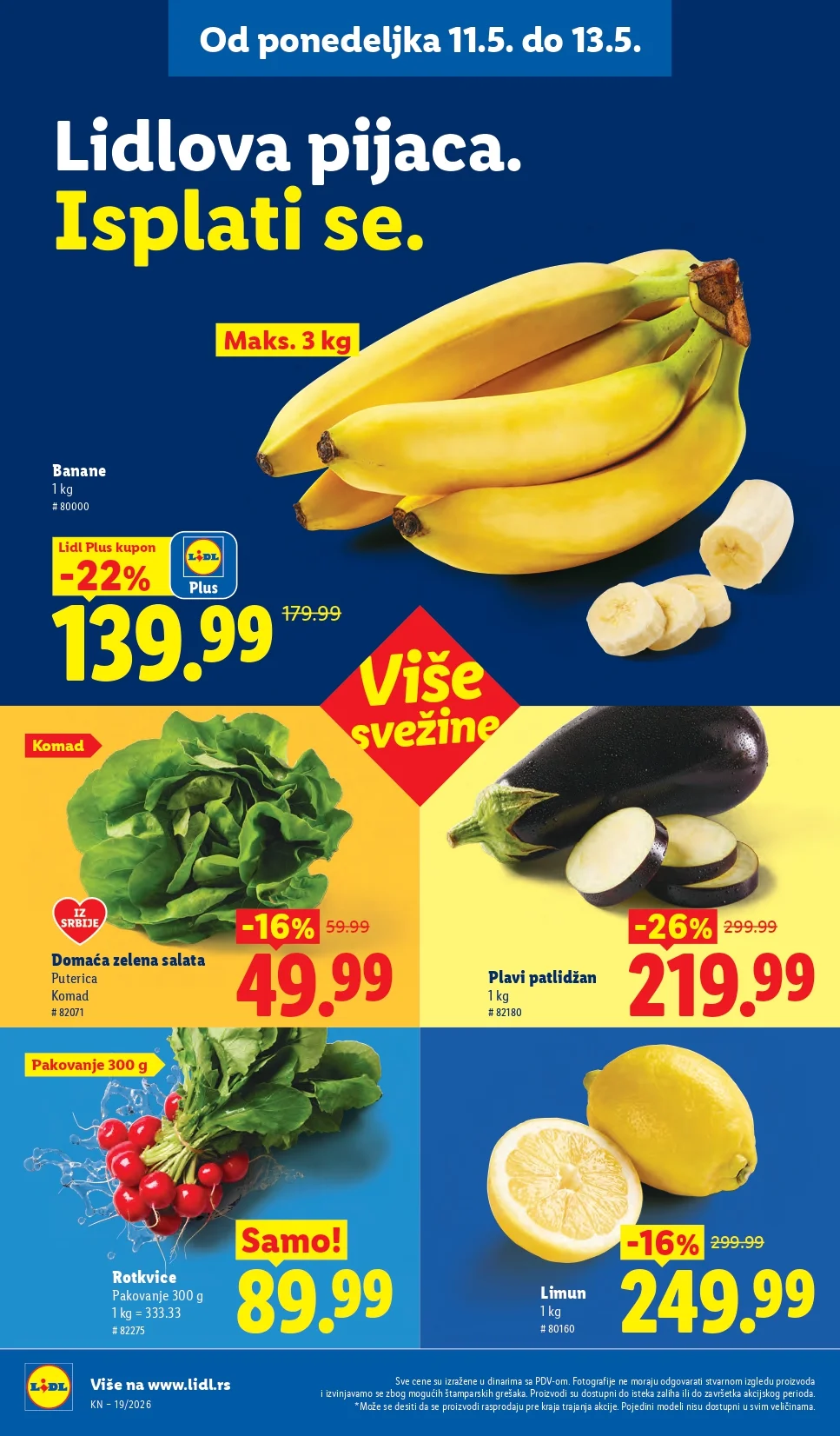 Lidl katalog PREHRANA/NEPREHRANA 7-13.5.2026.