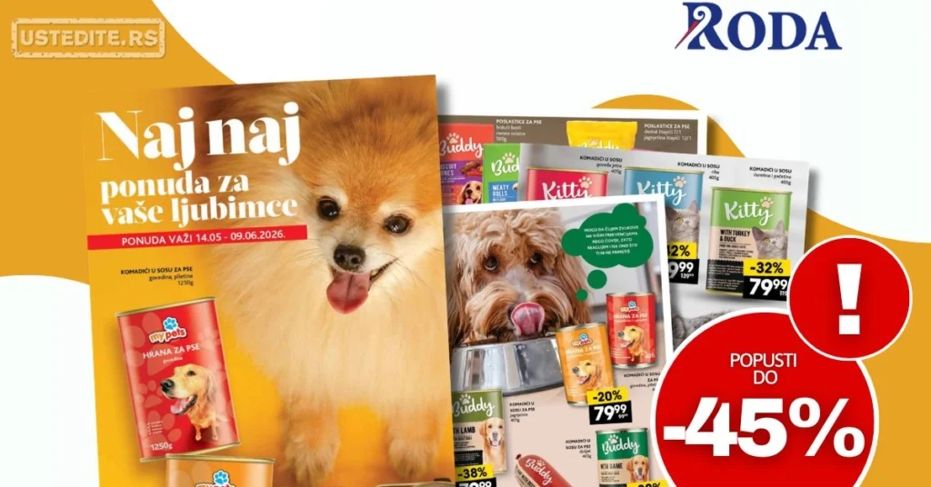 Roda & Idea katalog KUĆNI LJUBIMCI 14.5-9.6.2026.