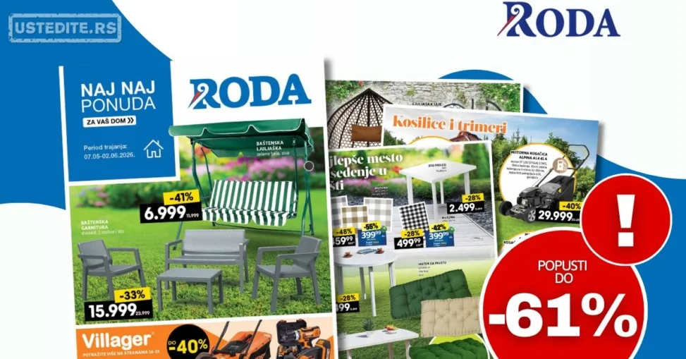 Roda katalog NAJ NAJ PONUDA 7.5-2.6.2026.