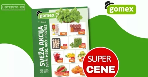 Gomex SVEŽA AKCIJA 20-26.5.2026.
