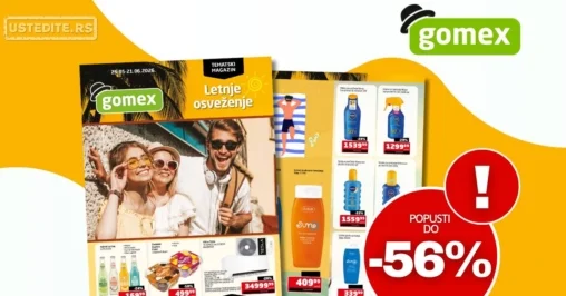 Gomex katalog TEMA MESECA 25.5-21.6.2026.