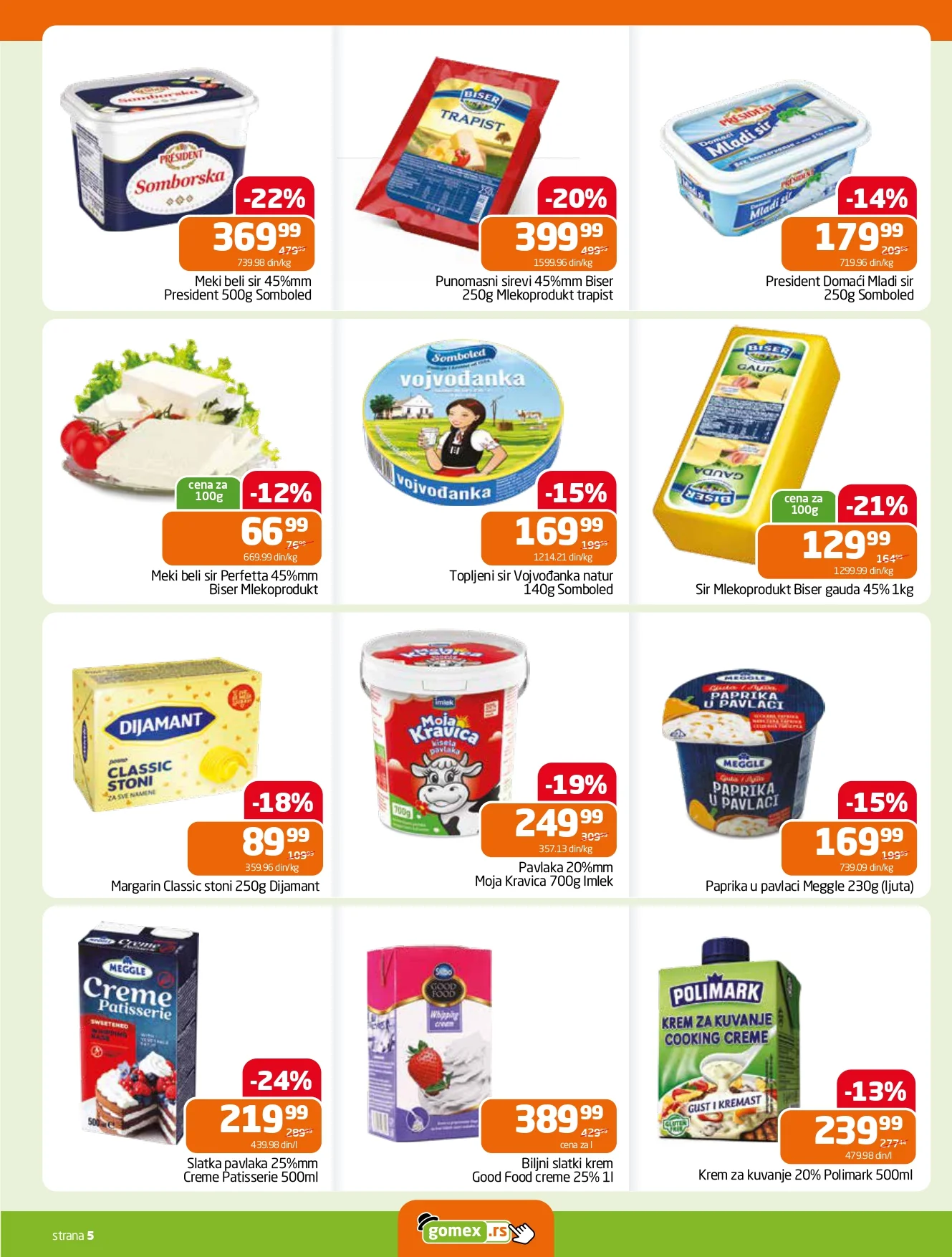 Gomex katalog AKCIJE IZ ŠEŠIRA 27.5-9.6.2026.