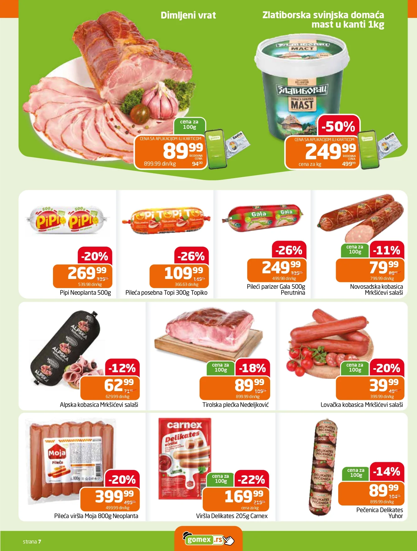 Gomex katalog AKCIJE IZ ŠEŠIRA 27.5-9.6.2026.