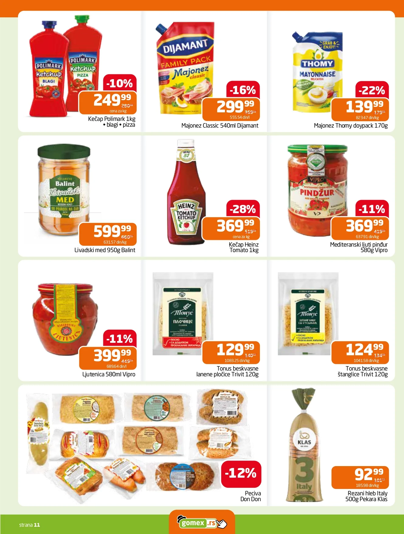 Gomex katalog AKCIJE IZ ŠEŠIRA 27.5-9.6.2026.