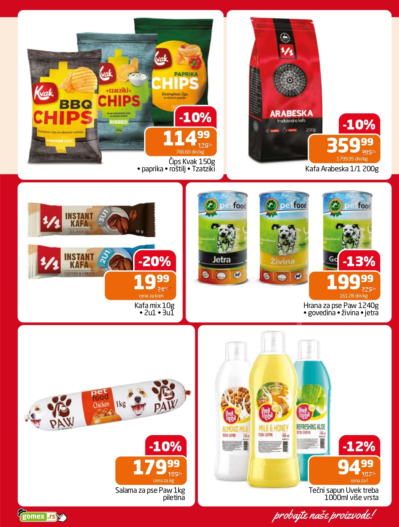 Gomex katalog AKCIJE IZ ŠEŠIRA 27.5-9.6.2026.