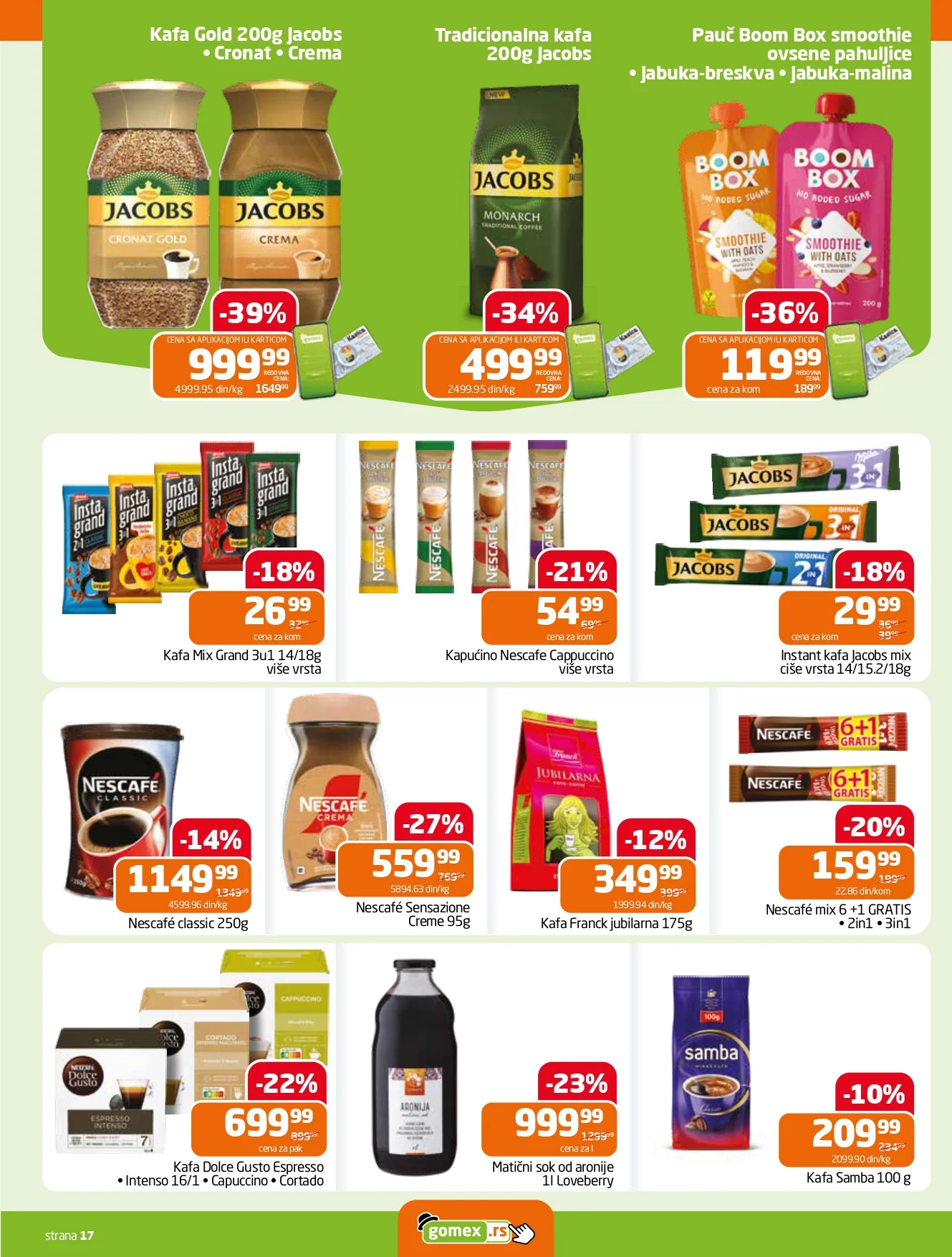 Gomex katalog AKCIJE IZ ŠEŠIRA 27.5-9.6.2026.