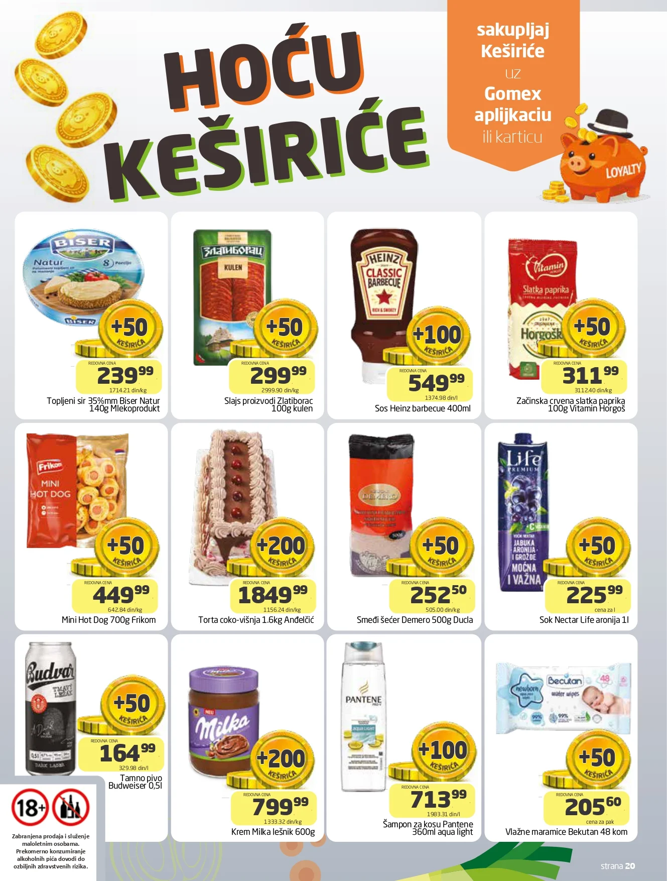 Gomex katalog AKCIJE IZ ŠEŠIRA 27.5-9.6.2026.