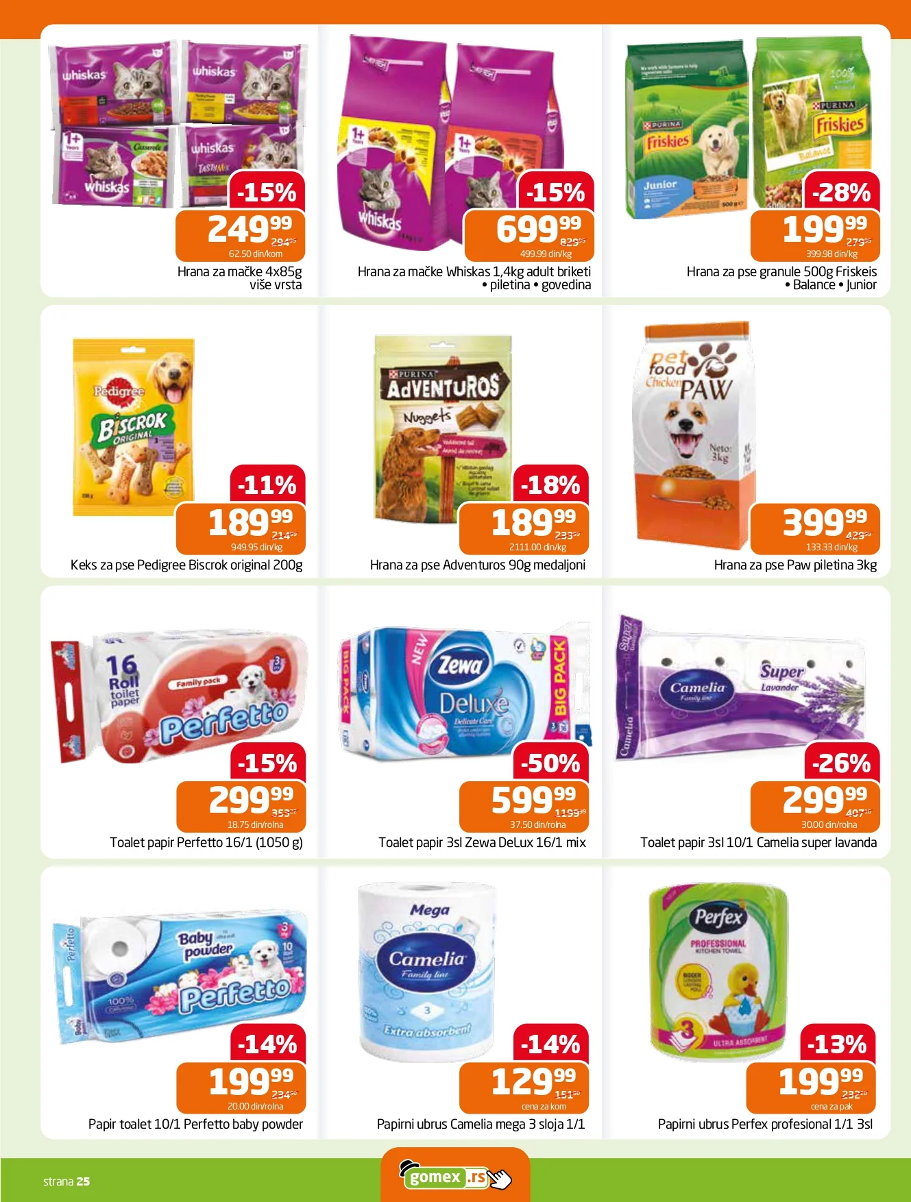 Gomex katalog AKCIJE IZ ŠEŠIRA 27.5-9.6.2026.