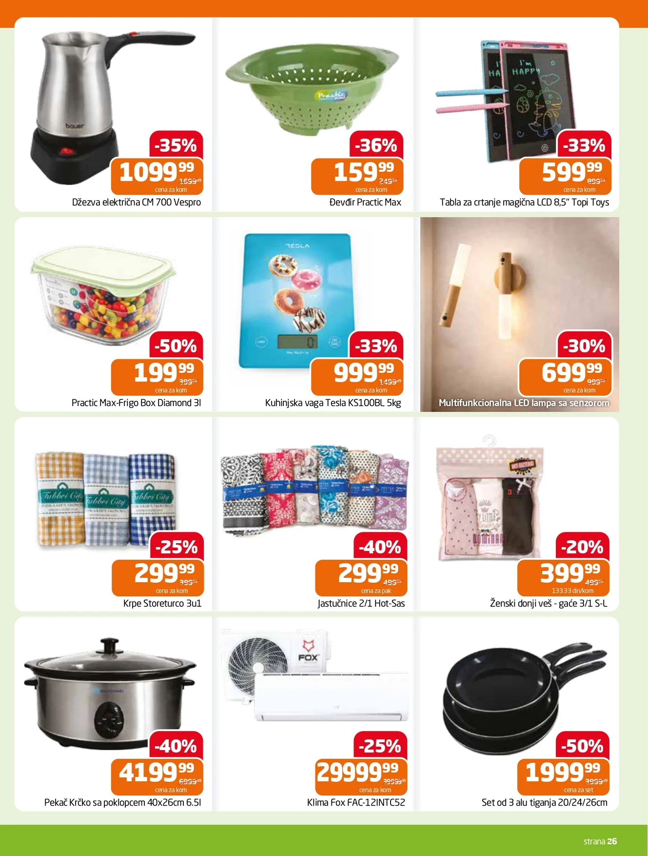 Gomex katalog AKCIJE IZ ŠEŠIRA 27.5-9.6.2026.