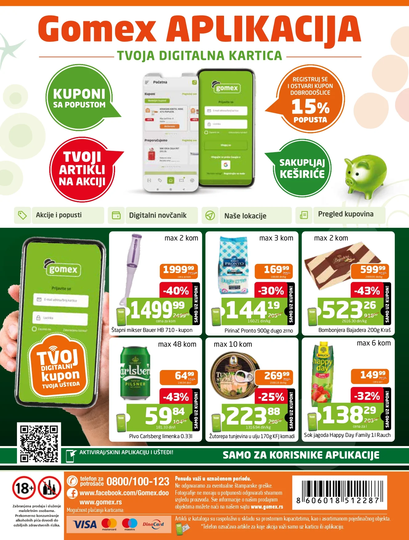 Gomex katalog AKCIJE IZ ŠEŠIRA 27.5-9.6.2026.