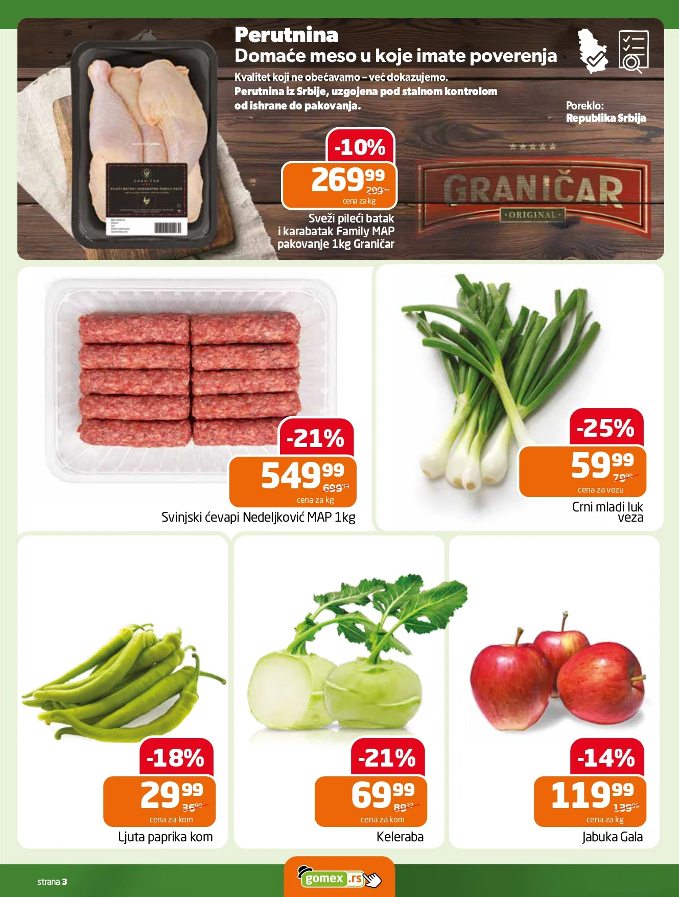 Gomex katalog AKCIJE IZ ŠEŠIRA 13-26.5.2026.