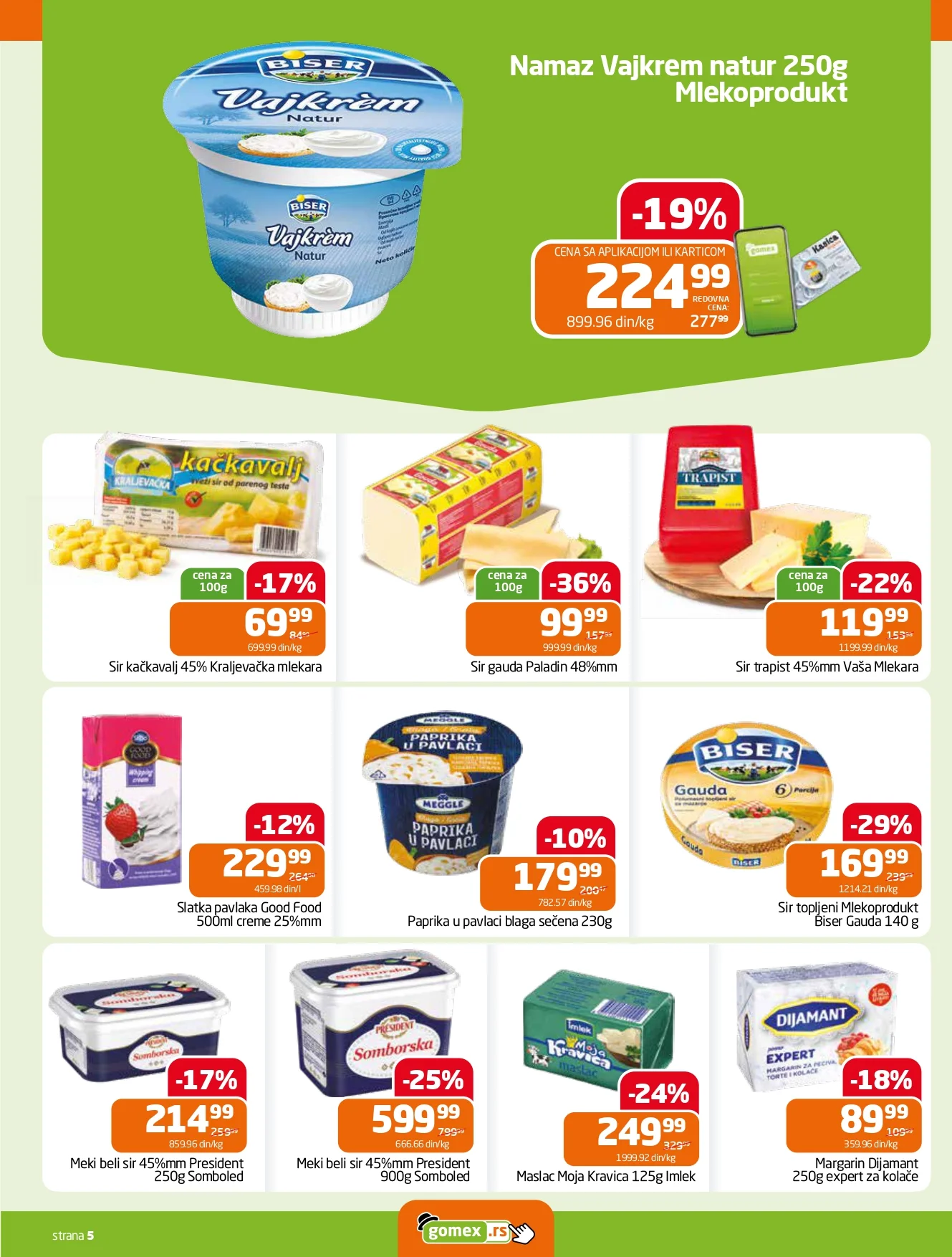 Gomex katalog AKCIJE IZ ŠEŠIRA 13-26.5.2026.
