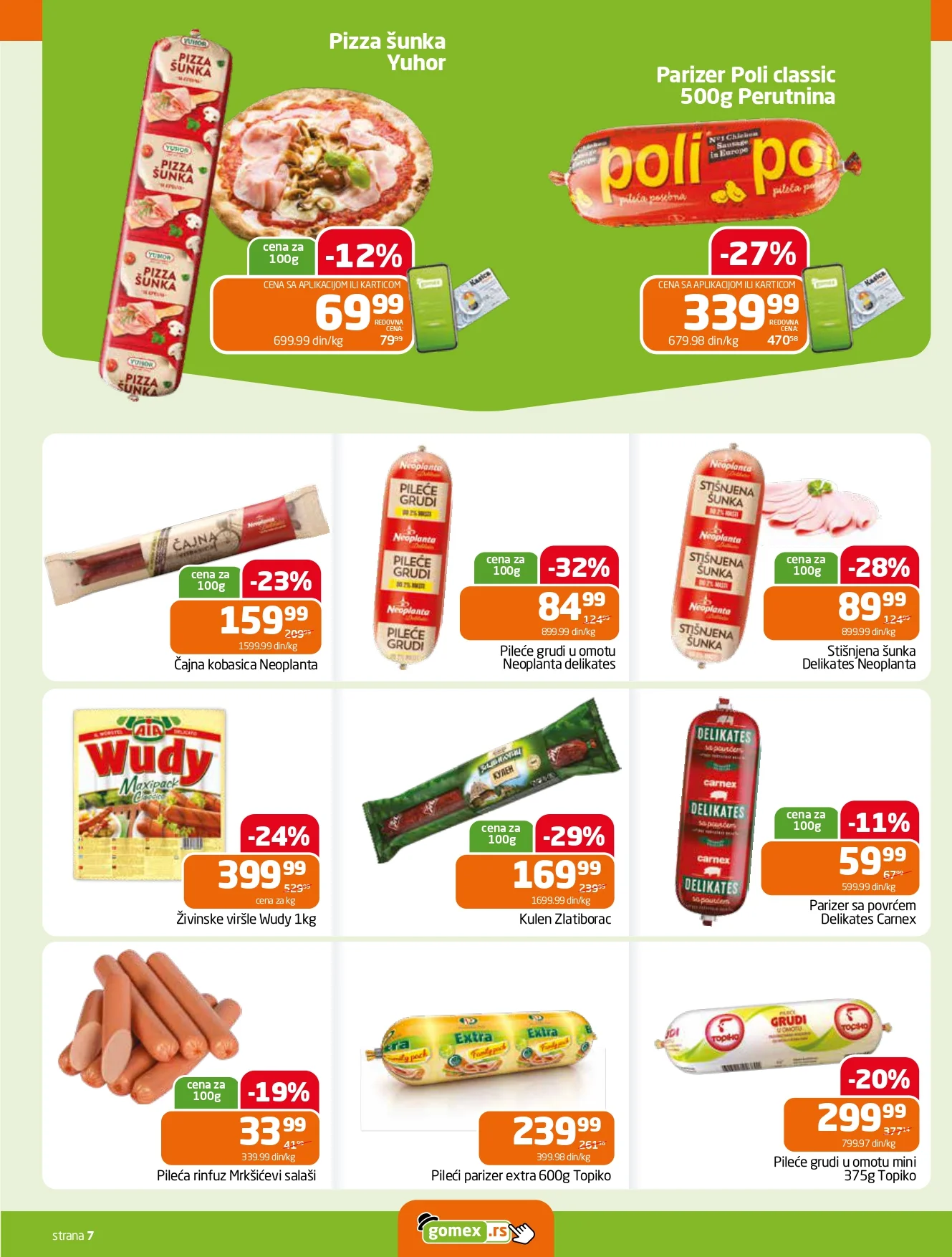 Gomex katalog AKCIJE IZ ŠEŠIRA 13-26.5.2026.