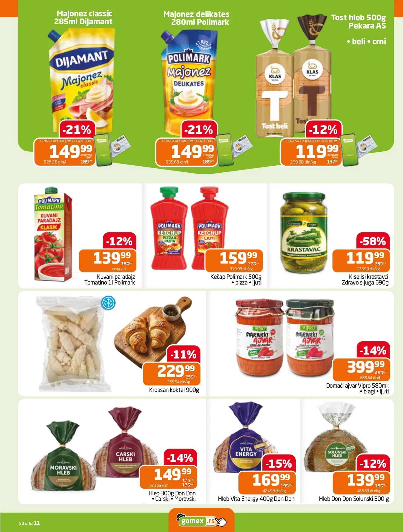 Gomex katalog AKCIJE IZ ŠEŠIRA 13-26.5.2026.