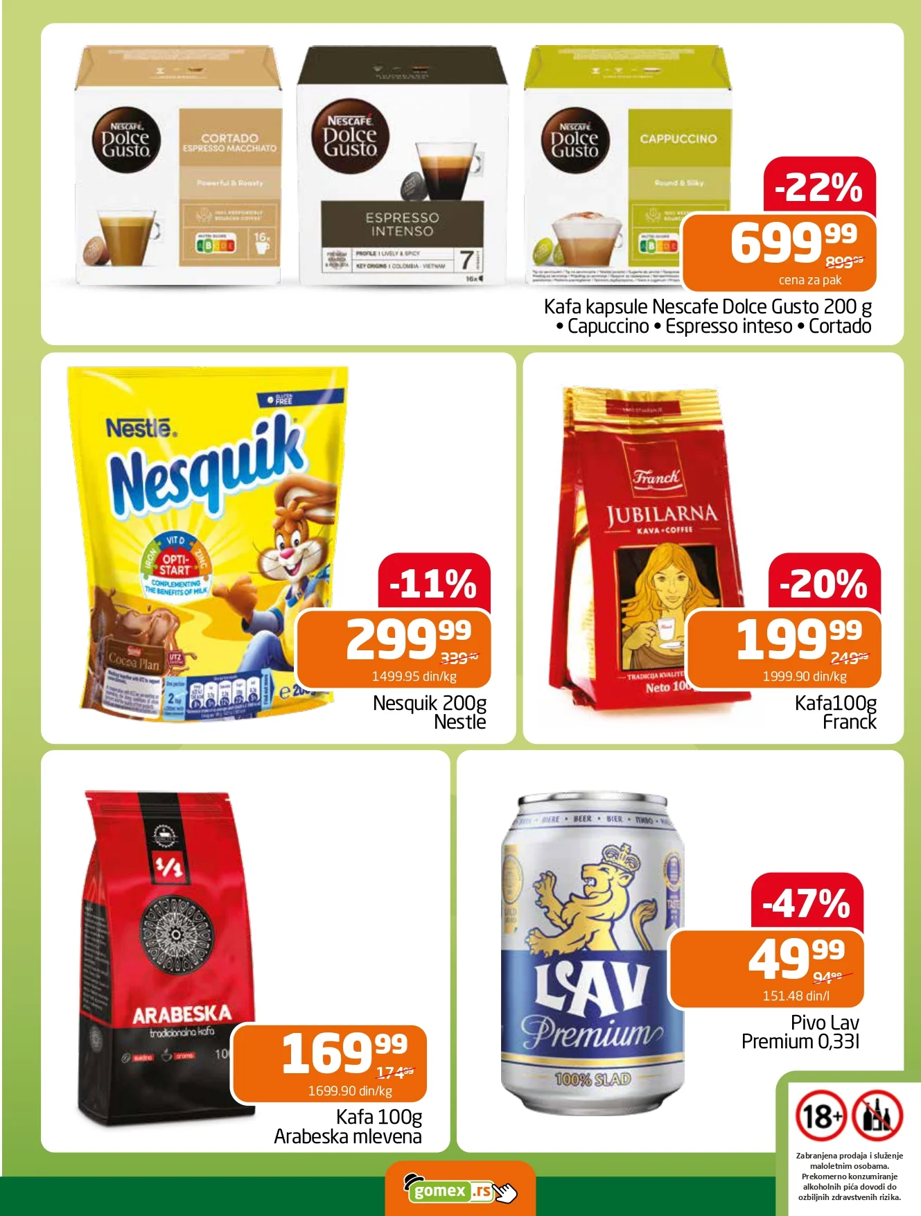 Gomex katalog AKCIJE IZ ŠEŠIRA 13-26.5.2026.