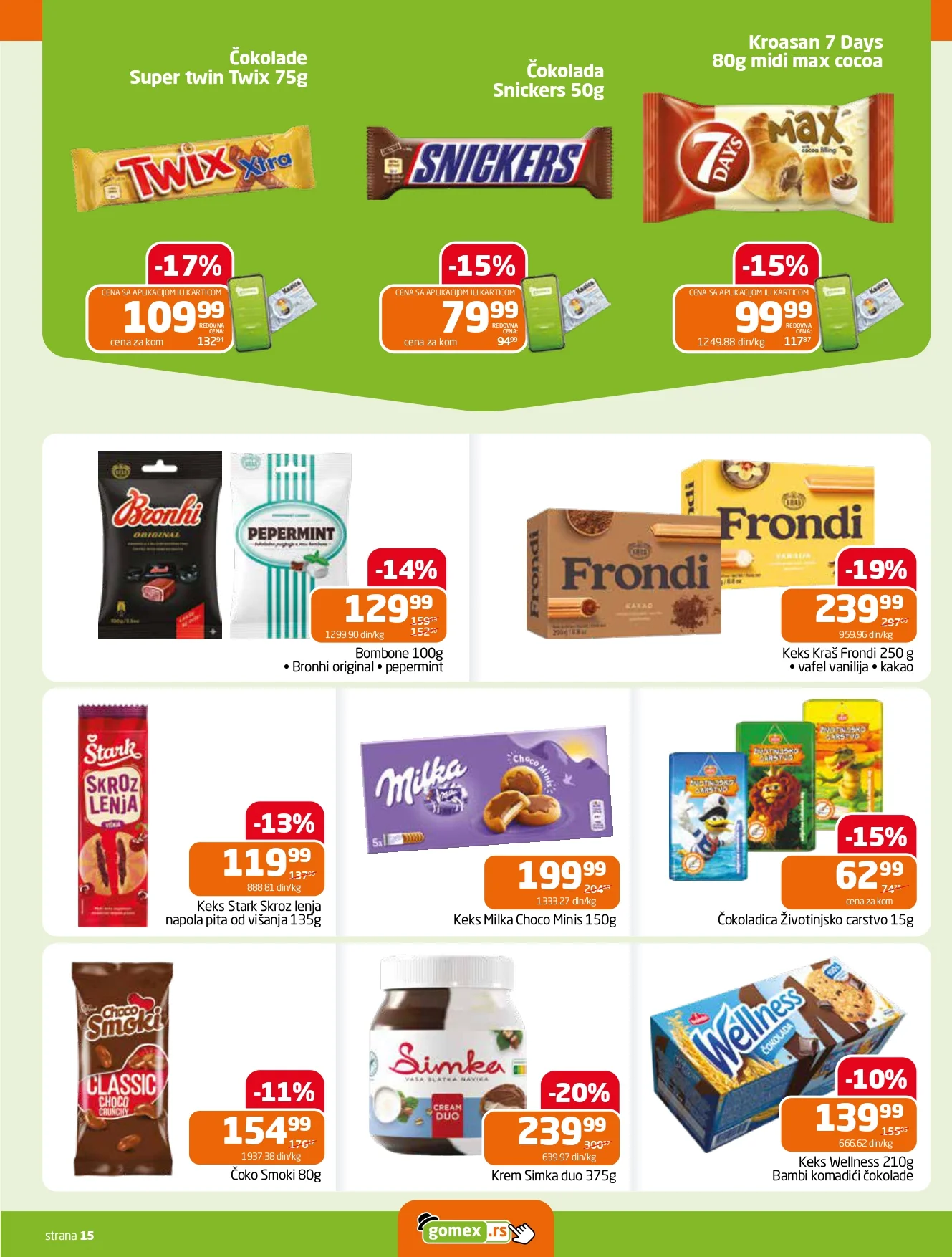 Gomex katalog AKCIJE IZ ŠEŠIRA 13-26.5.2026.