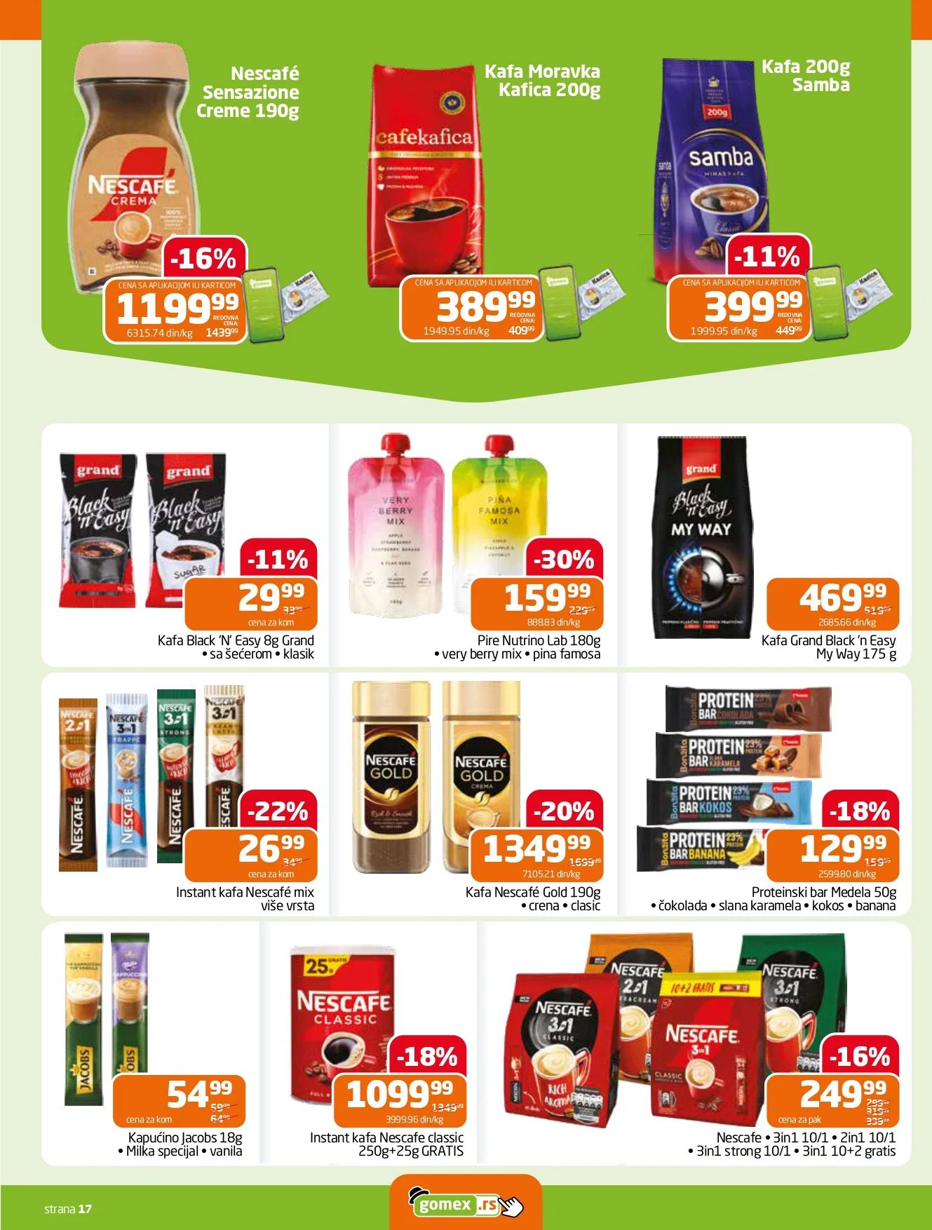 Gomex katalog AKCIJE IZ ŠEŠIRA 13-26.5.2026.